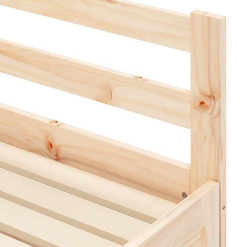 Daybed med udtræk 90x200 cm massivt fyrretræ