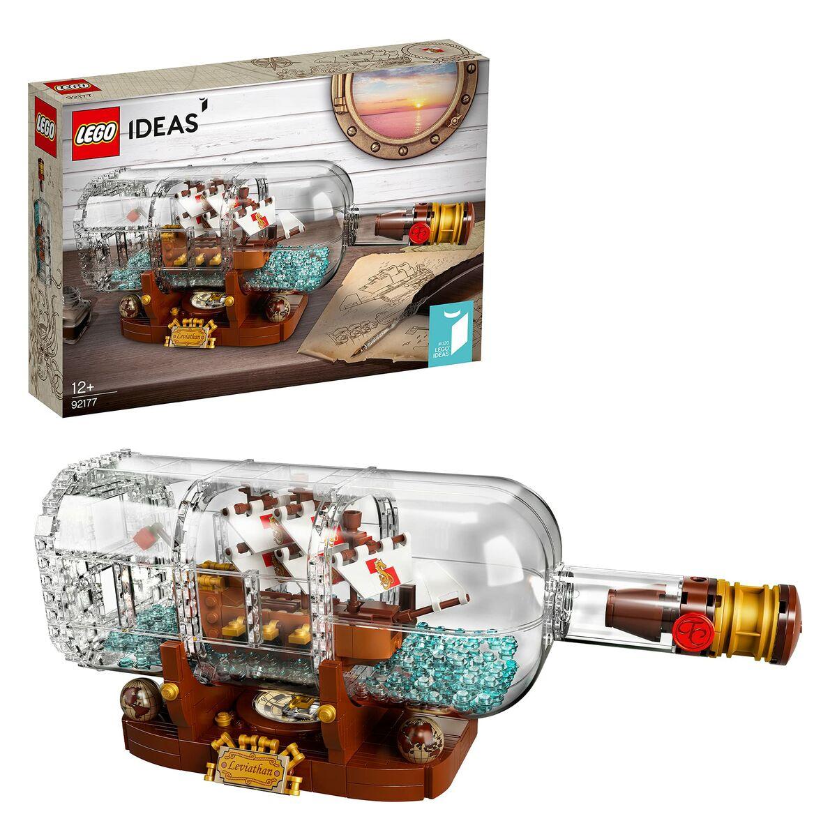 Playset Lego Ideas: Ship in a Bottle 92177 962 Dele 31 x 10 x 10 cm