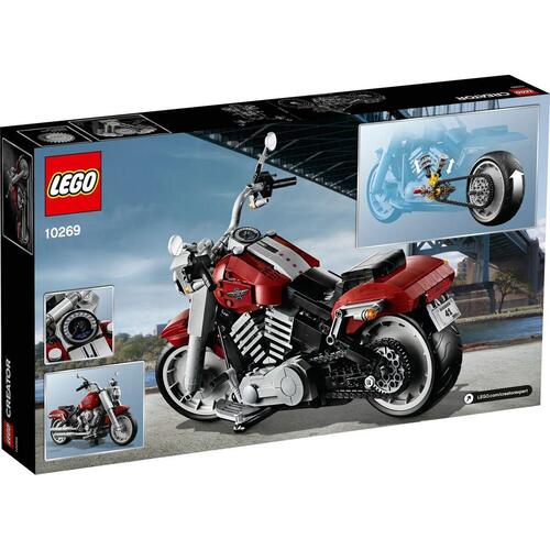 Playset Lego Creator Expert: Harley-Davison Fat Boy 10269 1023 Dele 18 x 20 x 33 cm