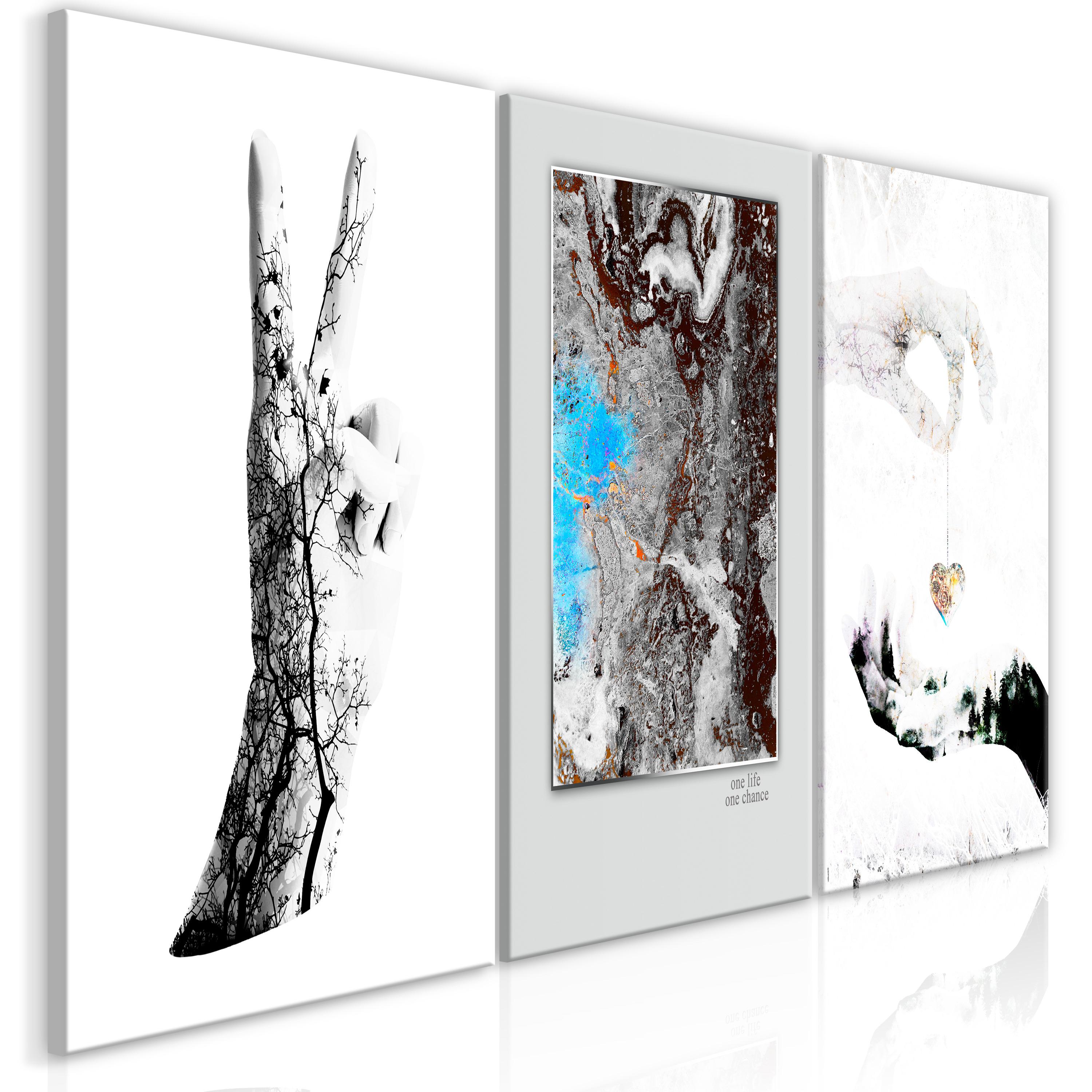 Billede - Gestures (3 Parts) 120 x 60 cm