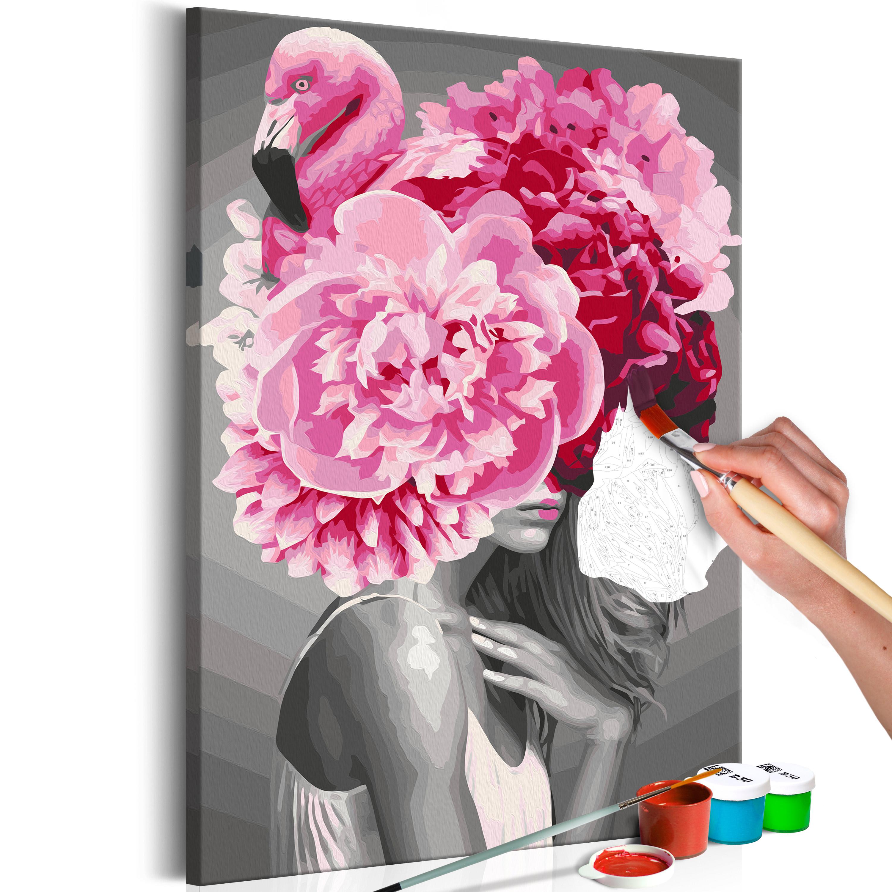 Mal Selv Billede Flamingo Girl
