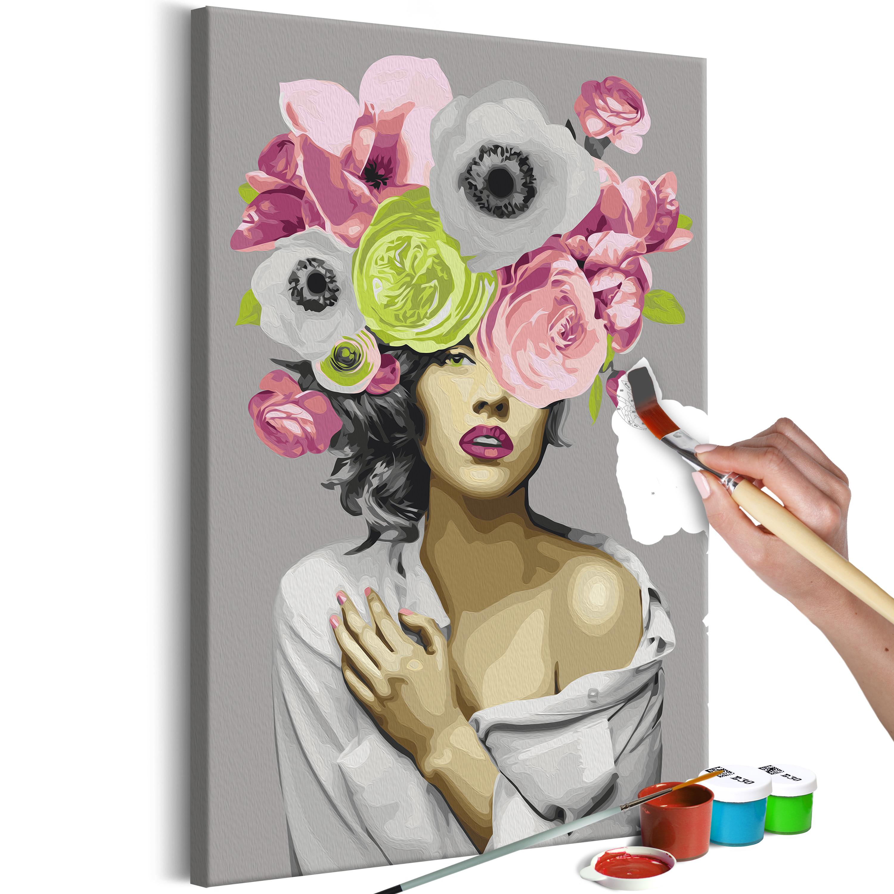 Mal efter tal billede Great Wreath 40 x 50 cm