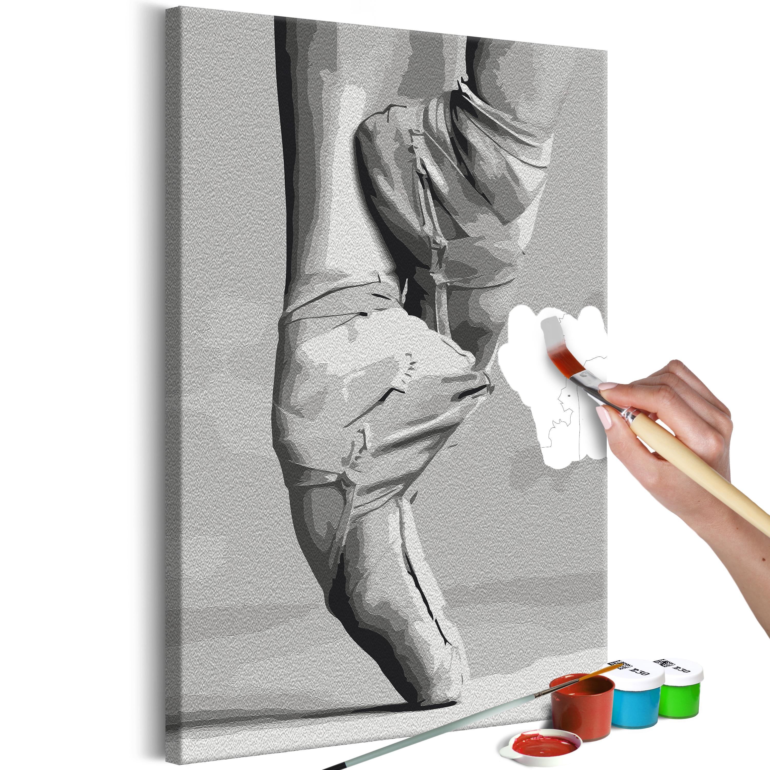 Mal selv billede Balletsko 40 x 50 cm - mal efter tal