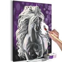 Mal selv billede - White Unicorn 40 x 60 cm