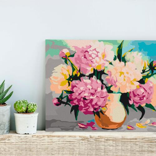 Mal selv billede - Flowers in Vase 60 x 40 cm