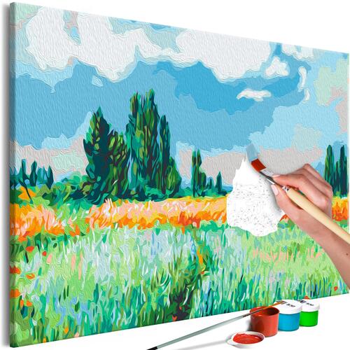 Mal selv billede - Claude Monet: The Wheat Field 60 x 40 cm