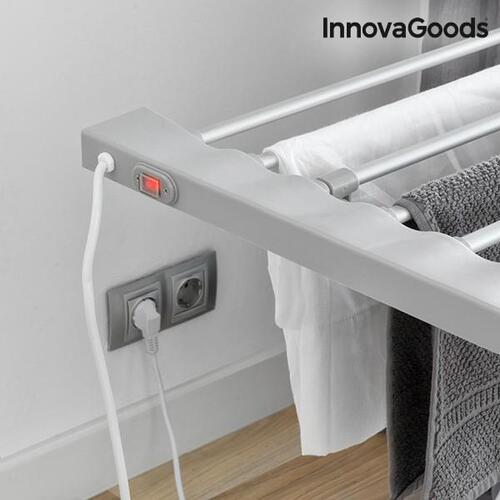 Elektrisk, Gråt Vaskestativ 120W (8 Stænger)