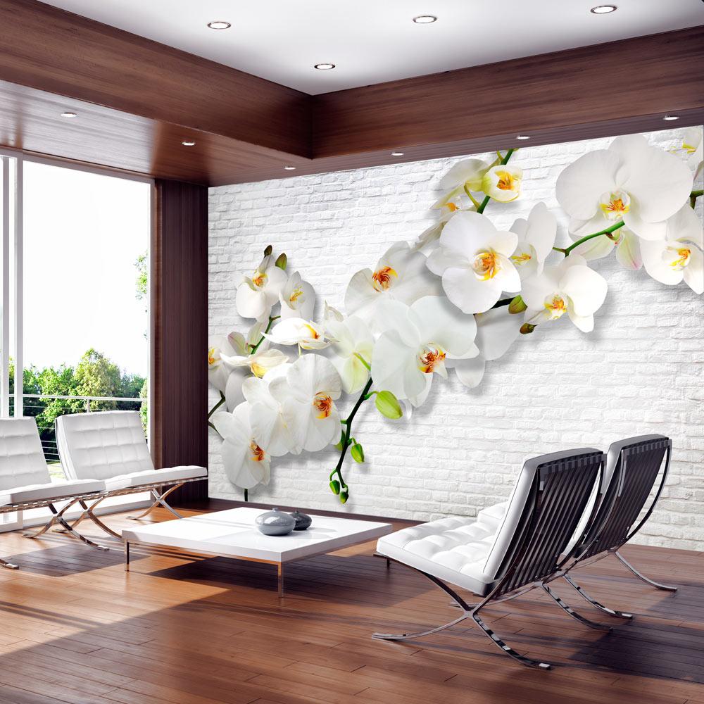 Fototapet - The Urban Orchid - 245 x 175 cm - Selvklæbende billede