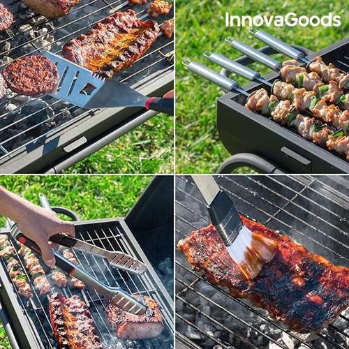 Lille Kuffert med Professionelle Grill Redskaber (11 stykker)