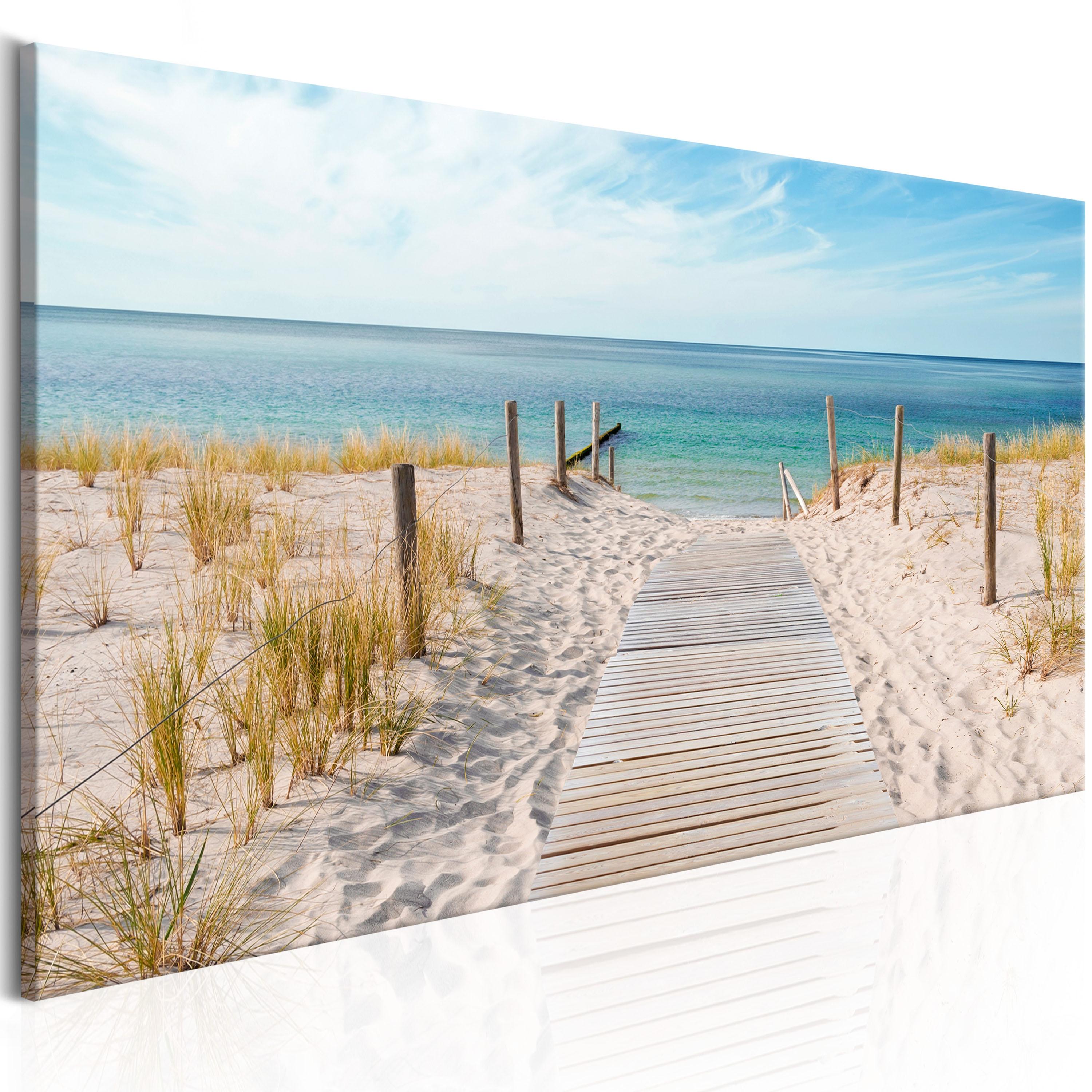 Billede - The Silence of the Sea - 120 x 40 cm - Premium Print billede