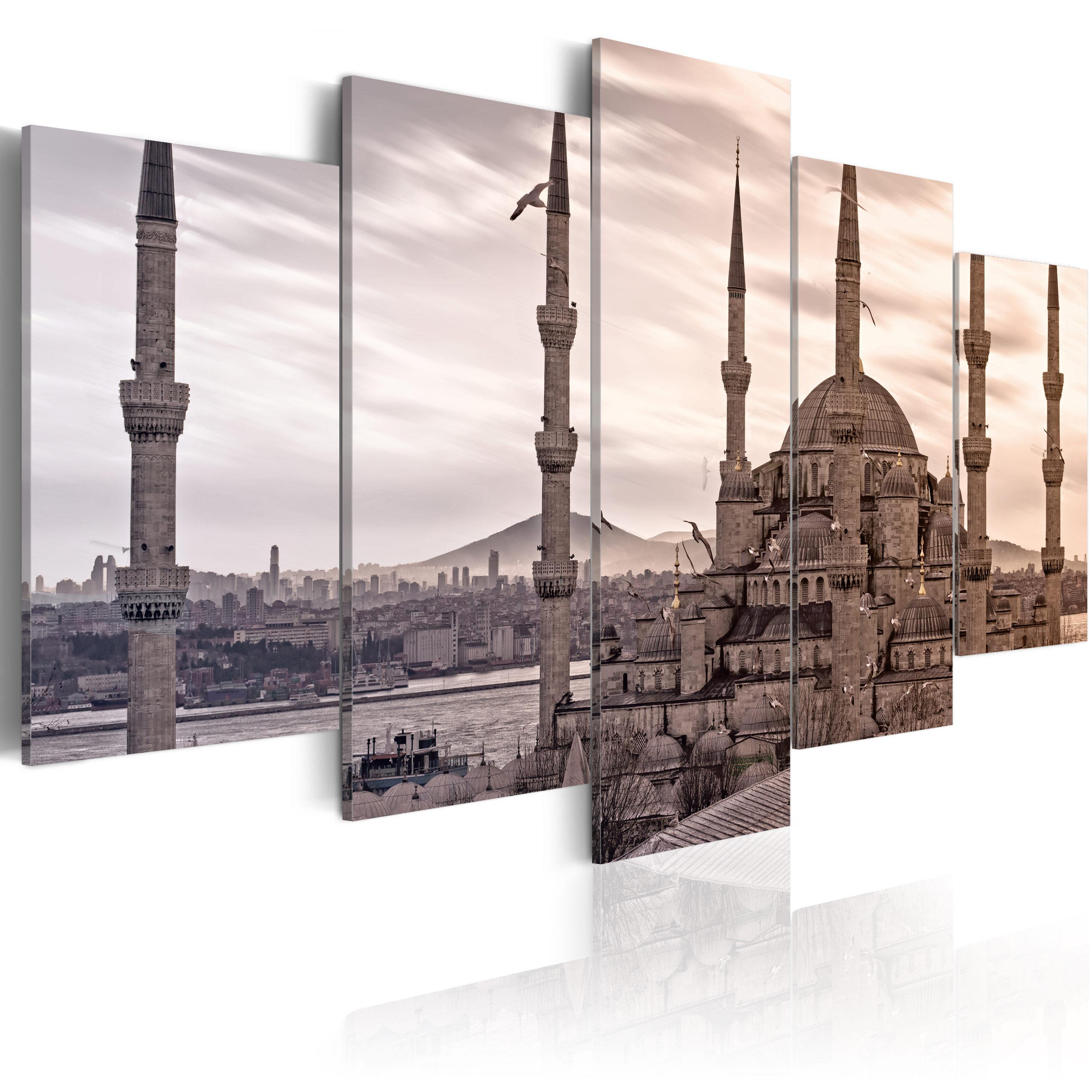 Billede - Mosque on Near East - 225 x 112.5 cm - Premium Print billede