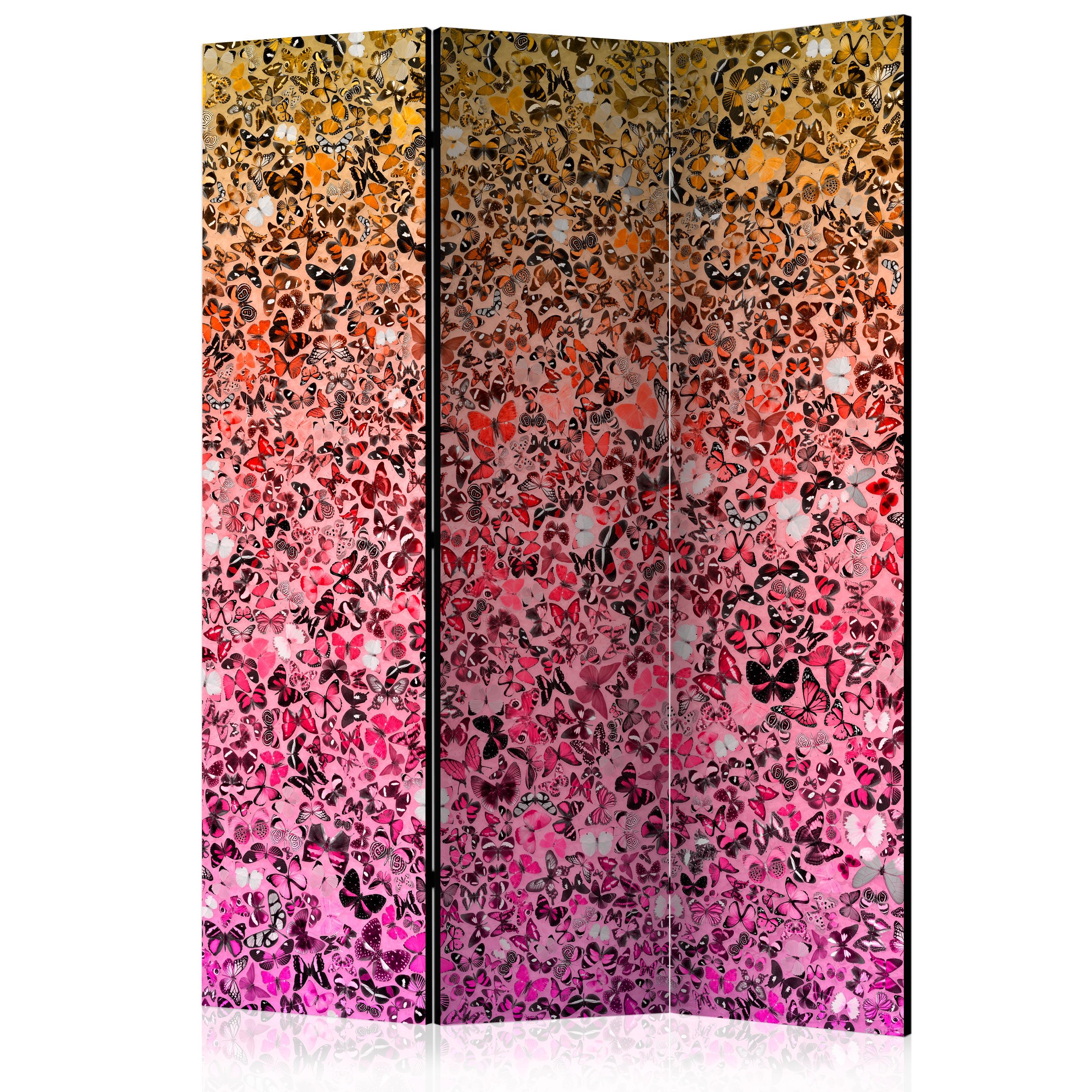 Skærmvæg The Language Of Butterflies 135 X 172 Cm Dobbeltsidet