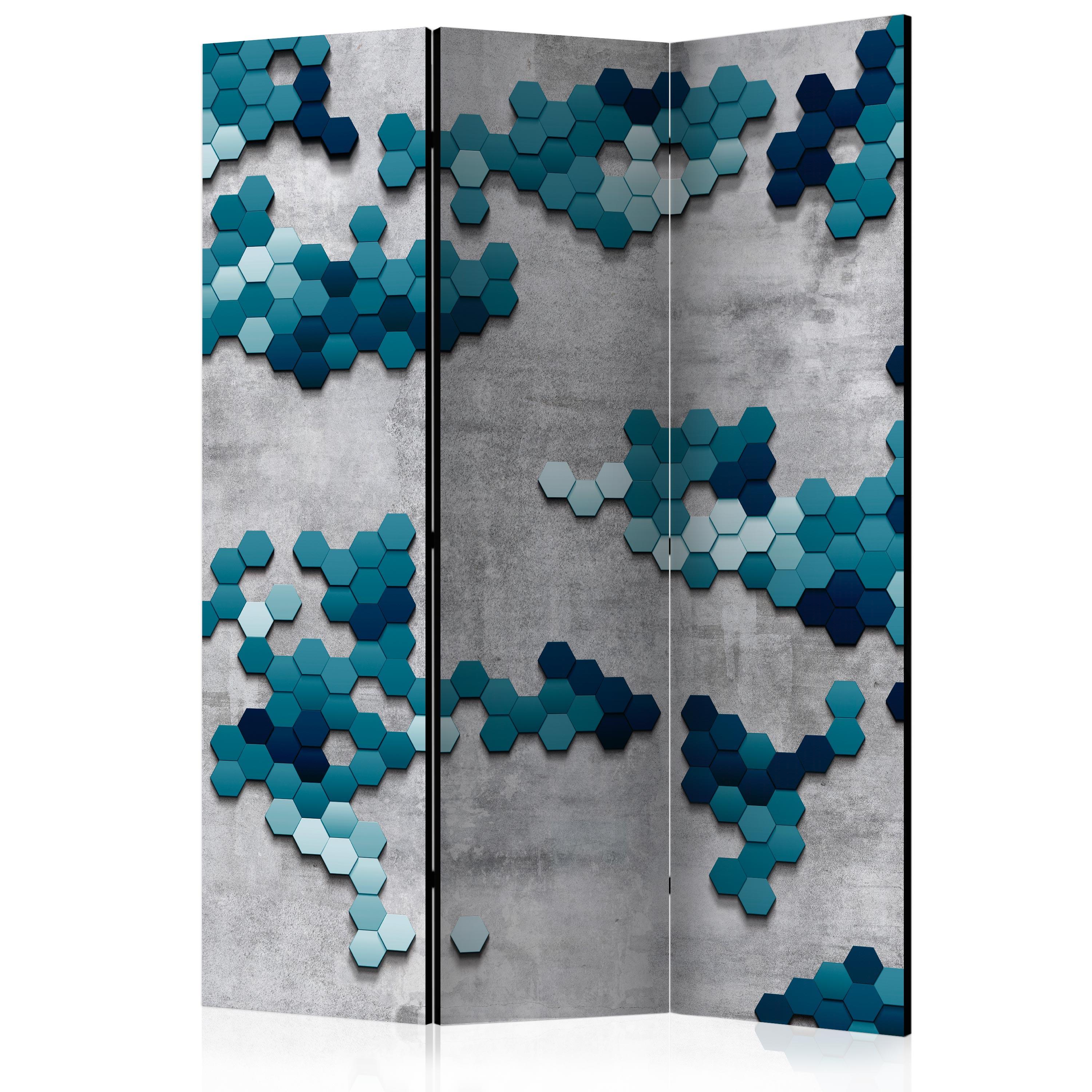 Skærmvæg Sea Puzzle 135 X 172 Cm Dobbeltsidet