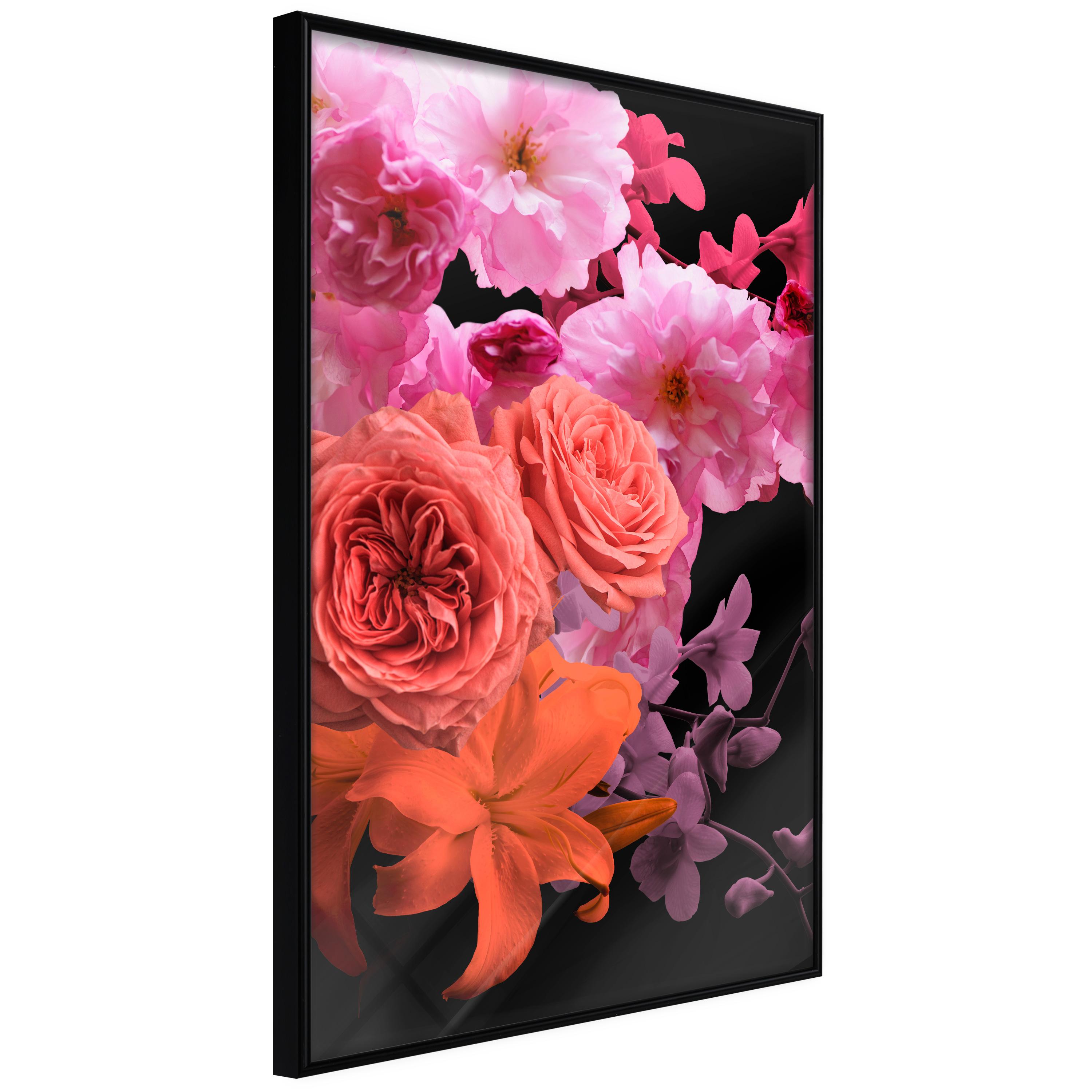 Plakat Spring Breeze Sort Ramme