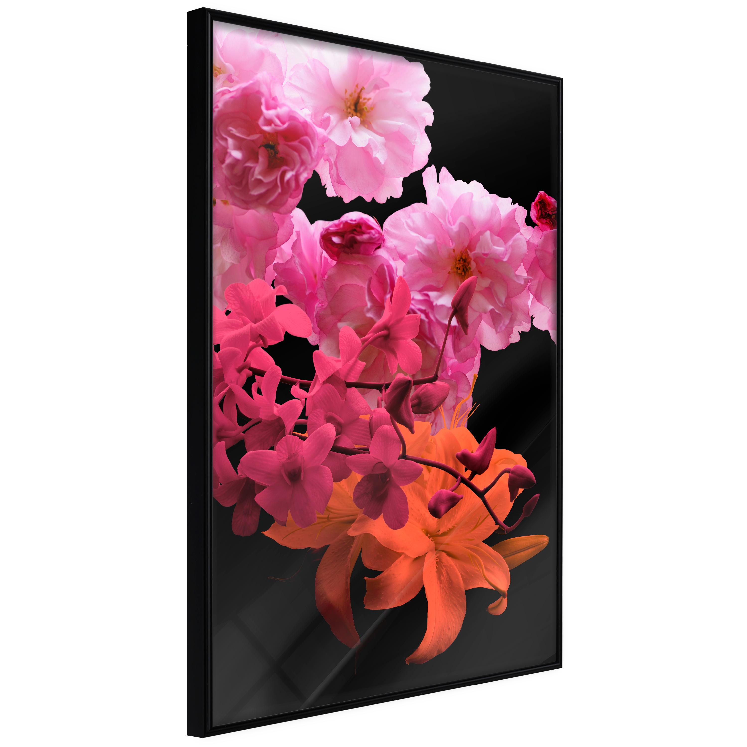 Plakat Spring Saturation Sort Ramme