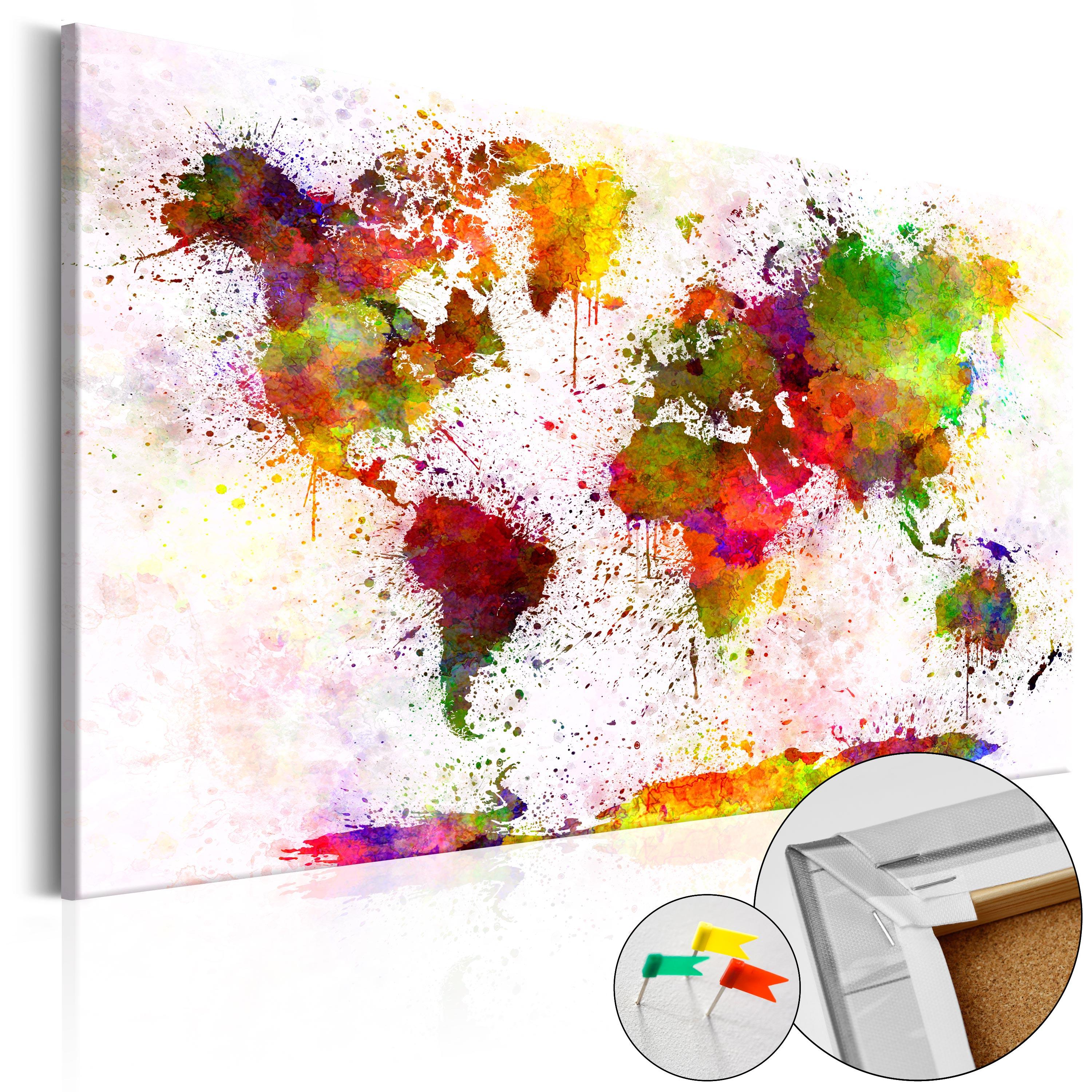 Billede på kork - Artistic World - 60 x 40 cm billede
