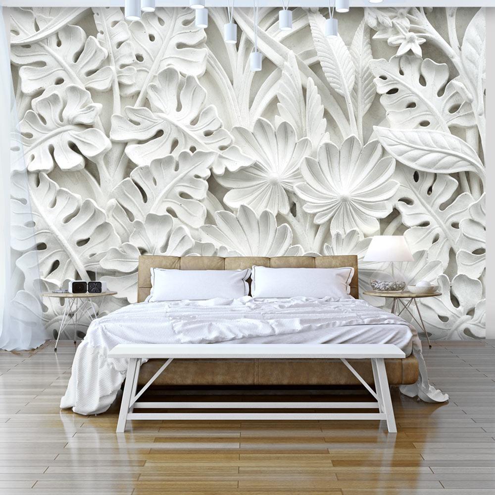 Fototapet - Alabaster Garden - 100 x 70 cm - Premium billede