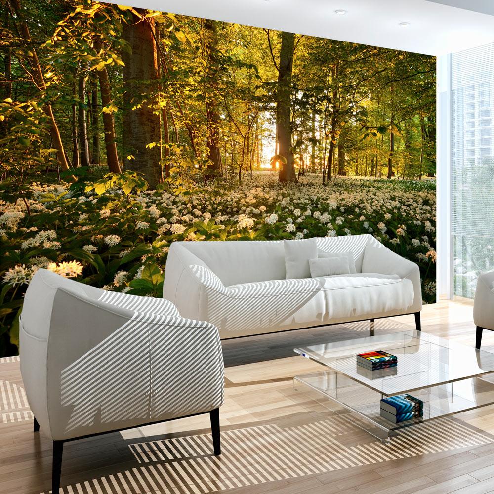 Fototapet - Forest flora - 300 x 210 cm - Standard billede