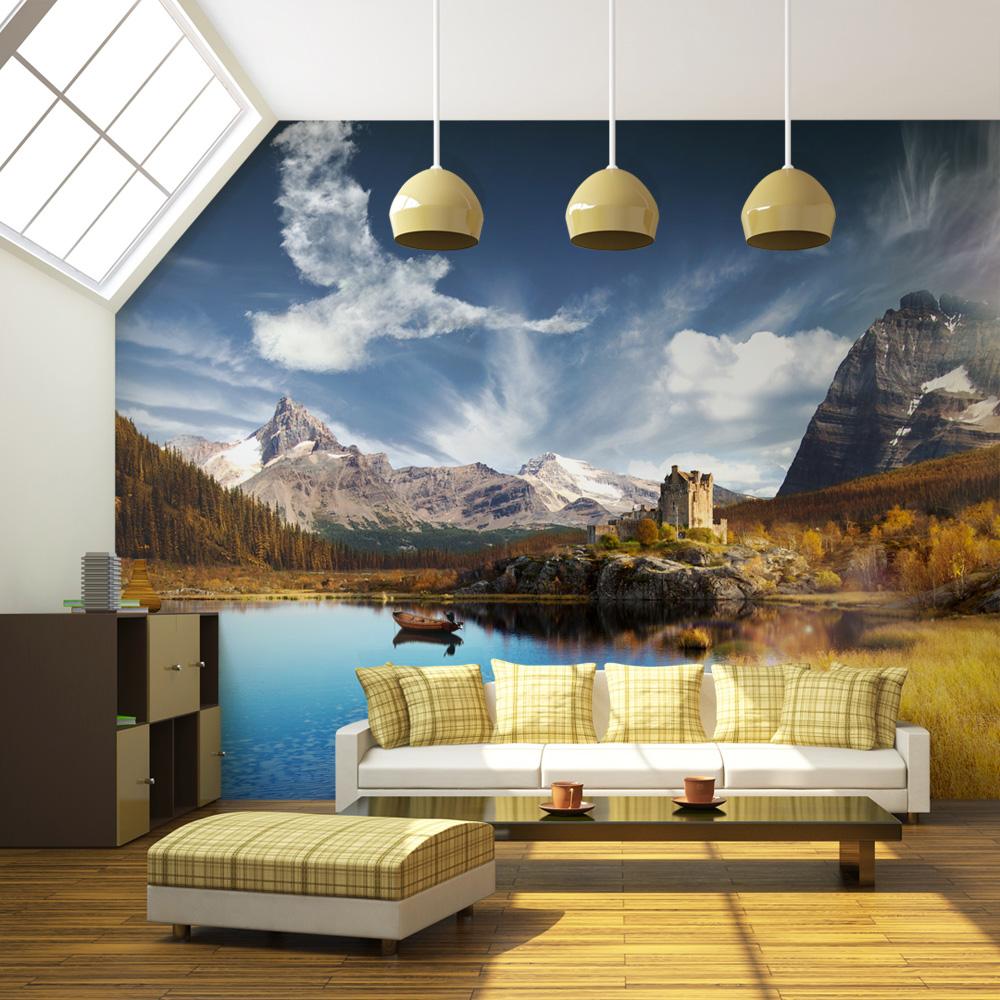 Fototapet - Bird cloud - 200 x 154 cm - Premium billede