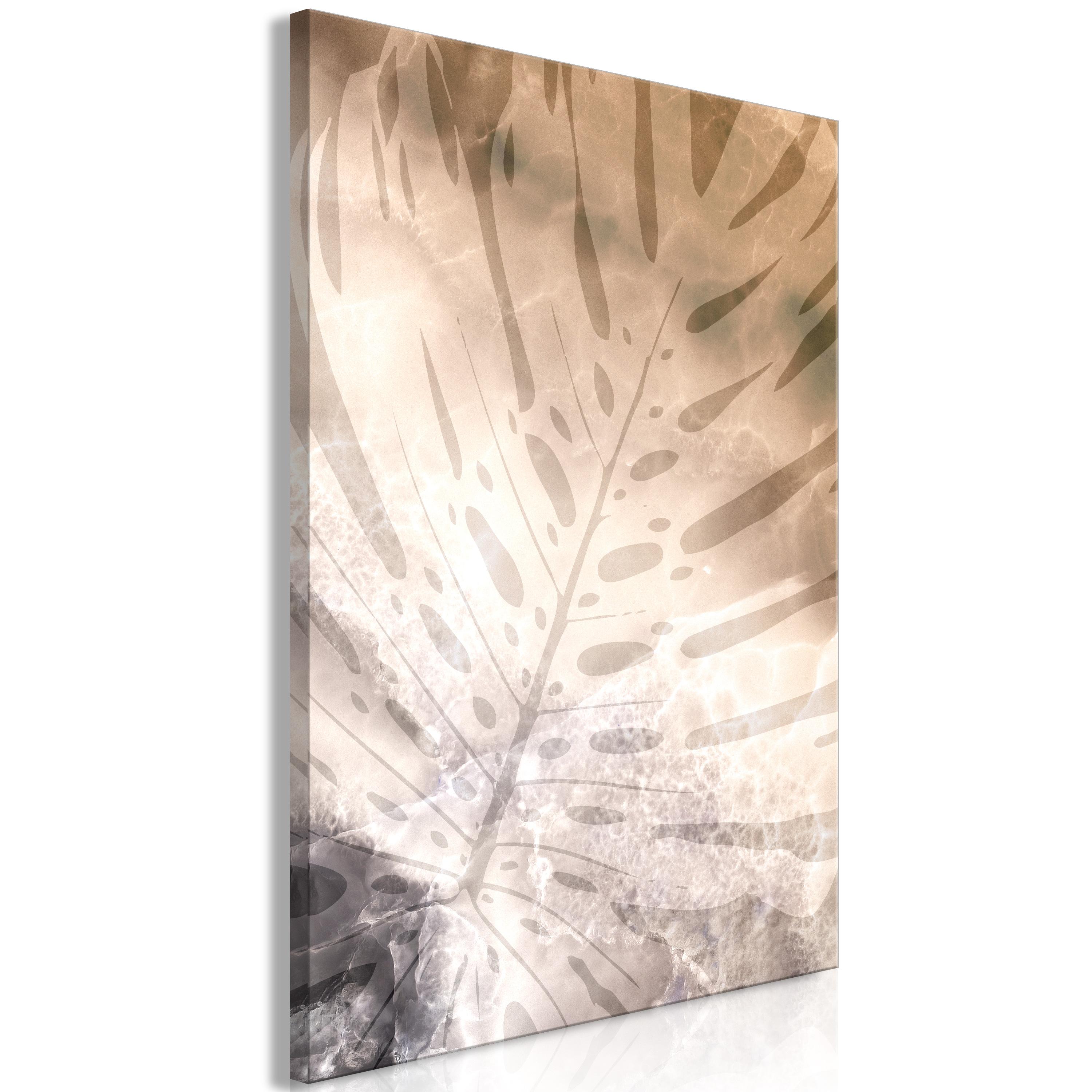 Billede - Amber Monstera (1 Part) Vertical - 20 x 30 cm - Premium Print billede