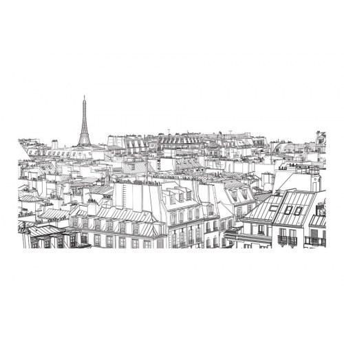 Fototapet - Parisian s skitsebog
