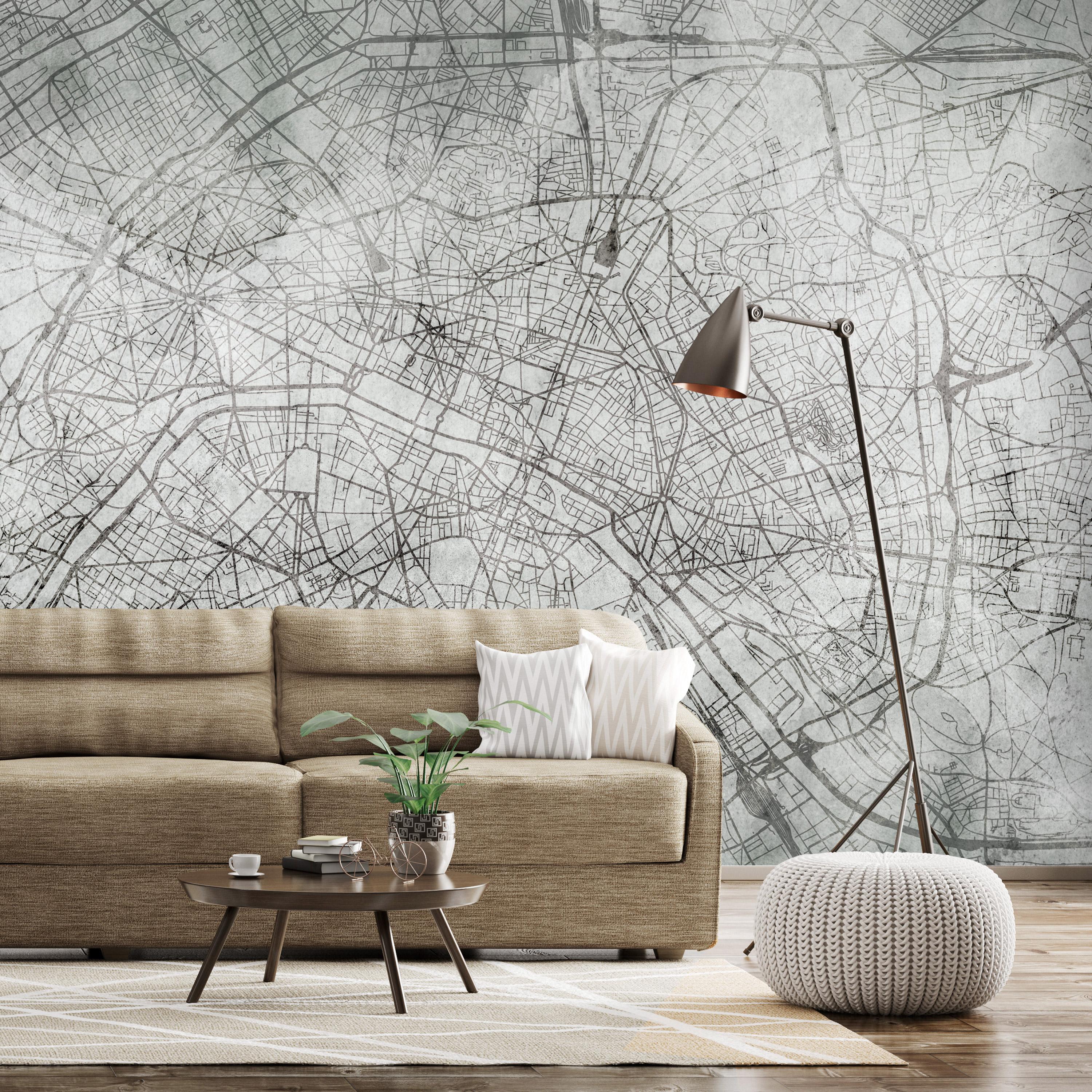 Fototapet - Parisian Fresco - 450 x 315 cm - Premium