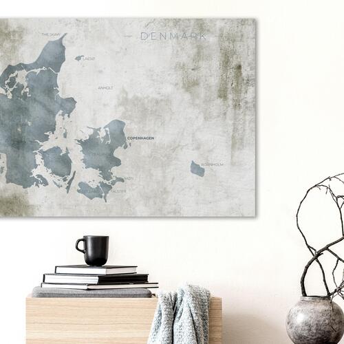 Billede på kork - Scandinavian Blue