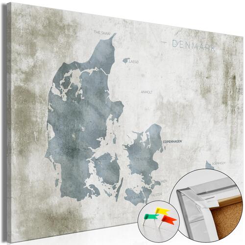 Billede på kork - Scandinavian Blue