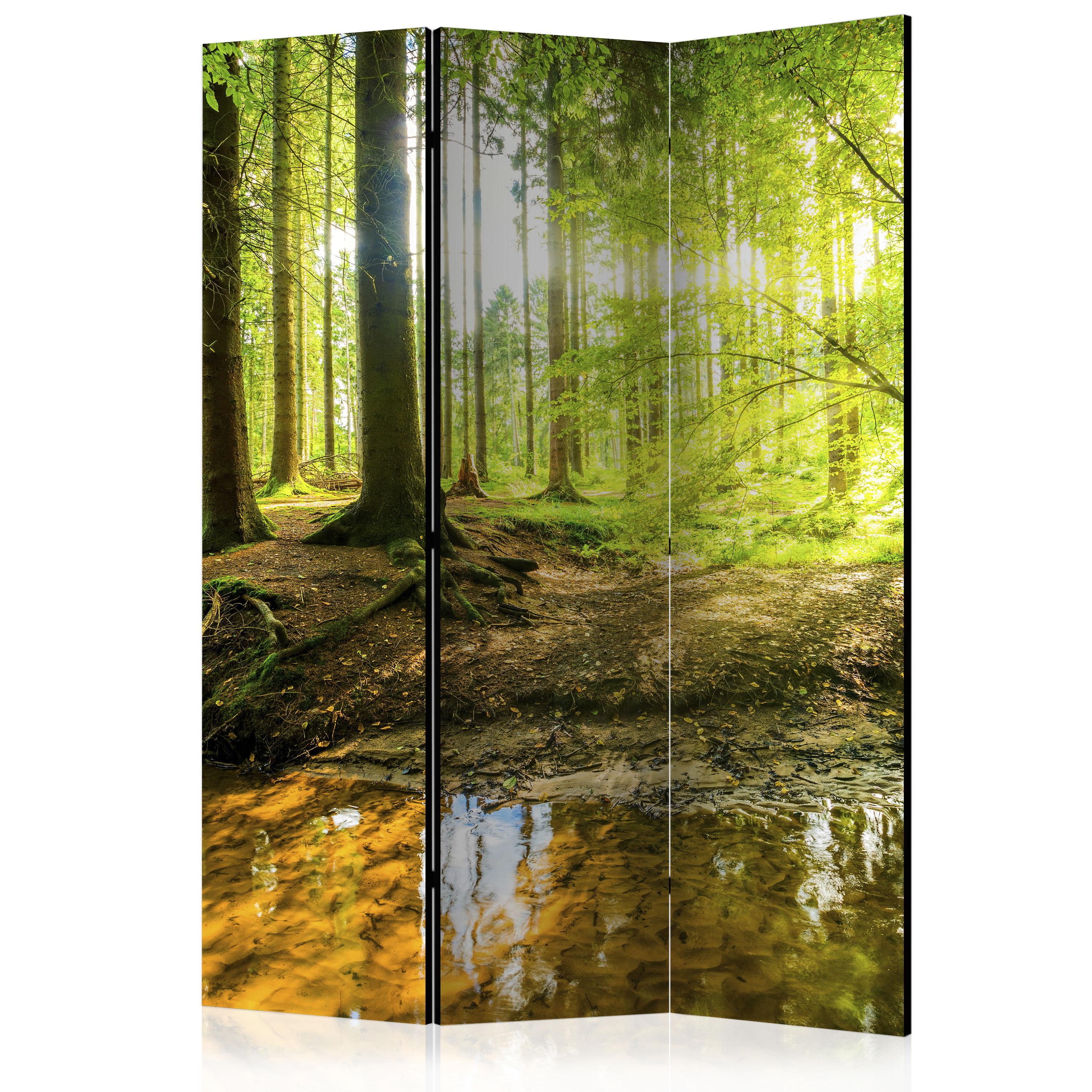 Skærmvæg – Forest Lake – 135 x 172 cm – Enkeltsiddet