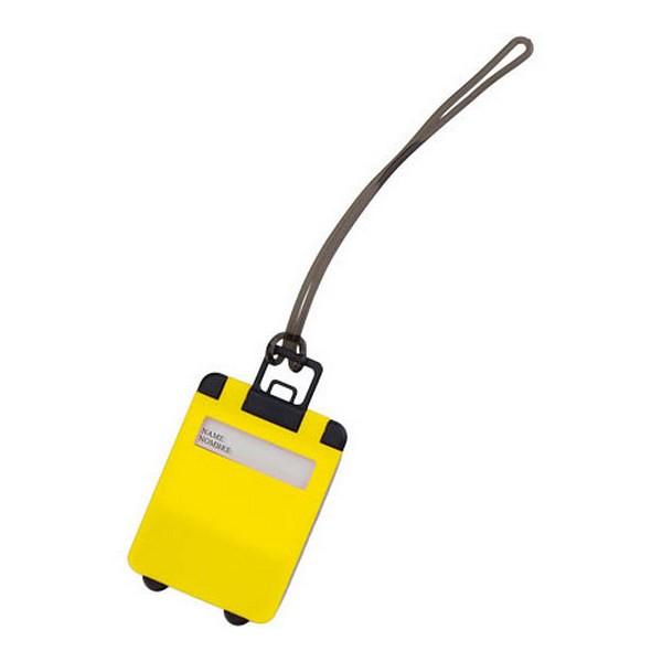ID-etiketter til kuffert Trolley 143816 Gul