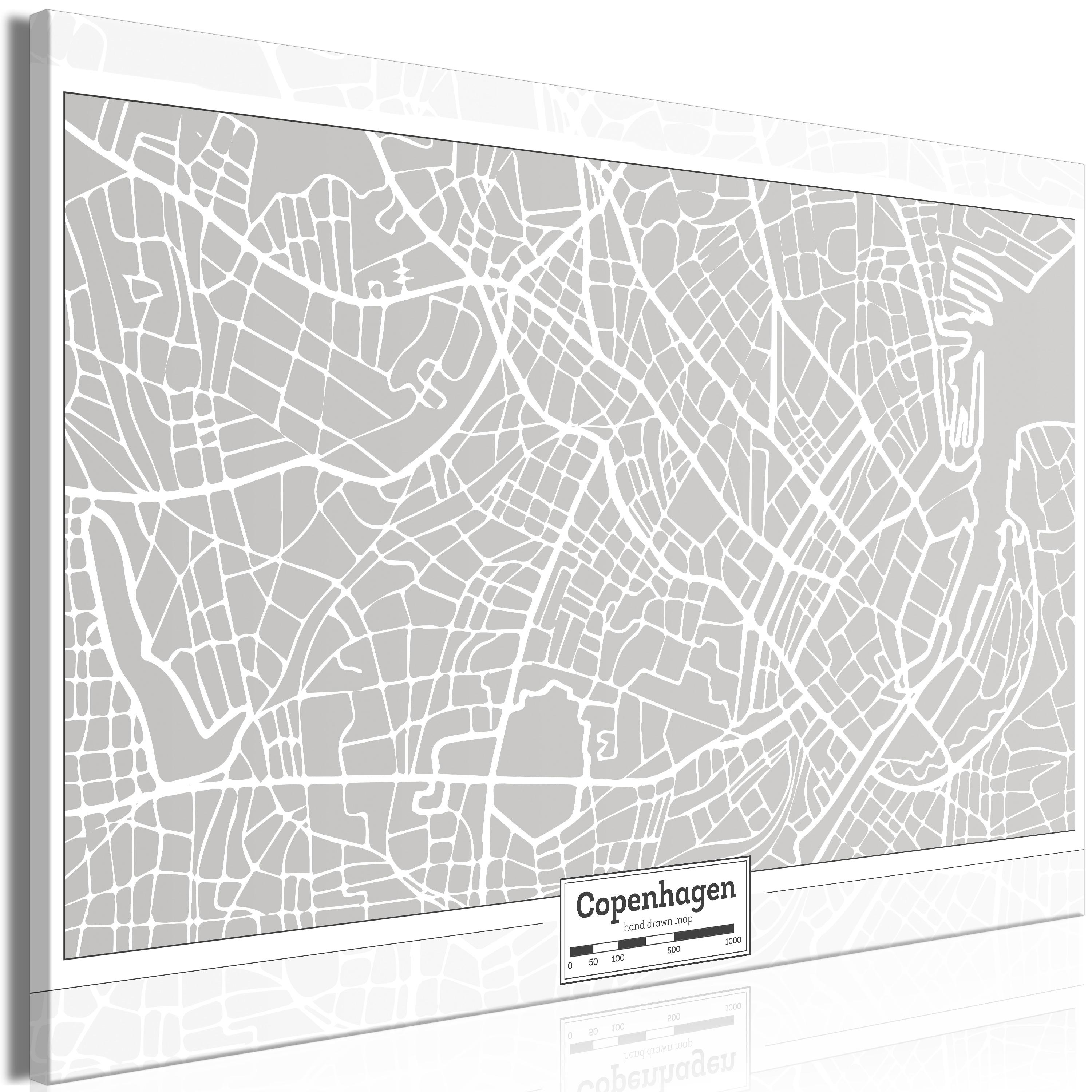 Billede - Capital of Denmark (1 Part) Wide - 120 x 80 cm - Premium Print billede