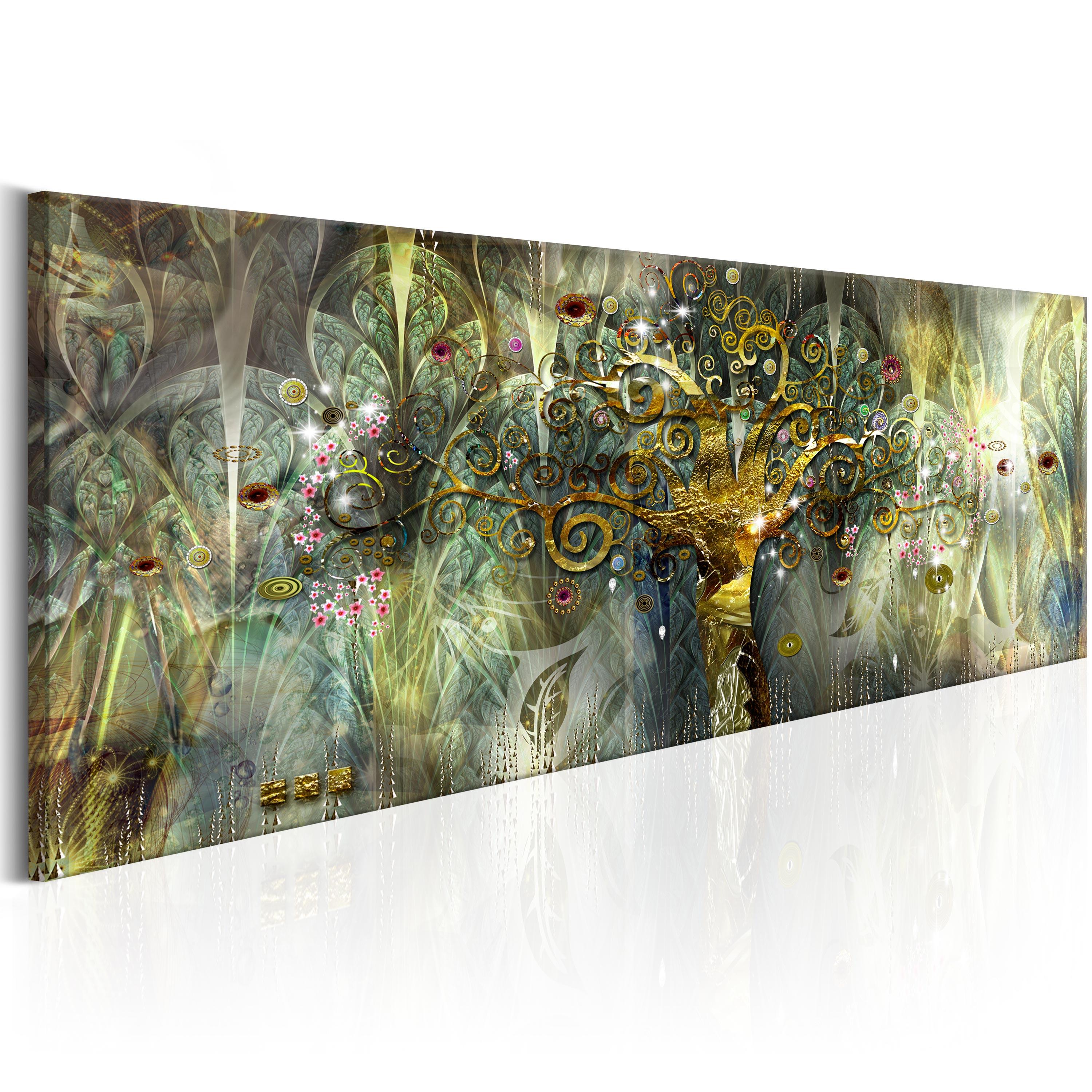 Billede - Fairytale Tree - 135 x 45 cm - På italiensk lærred billede