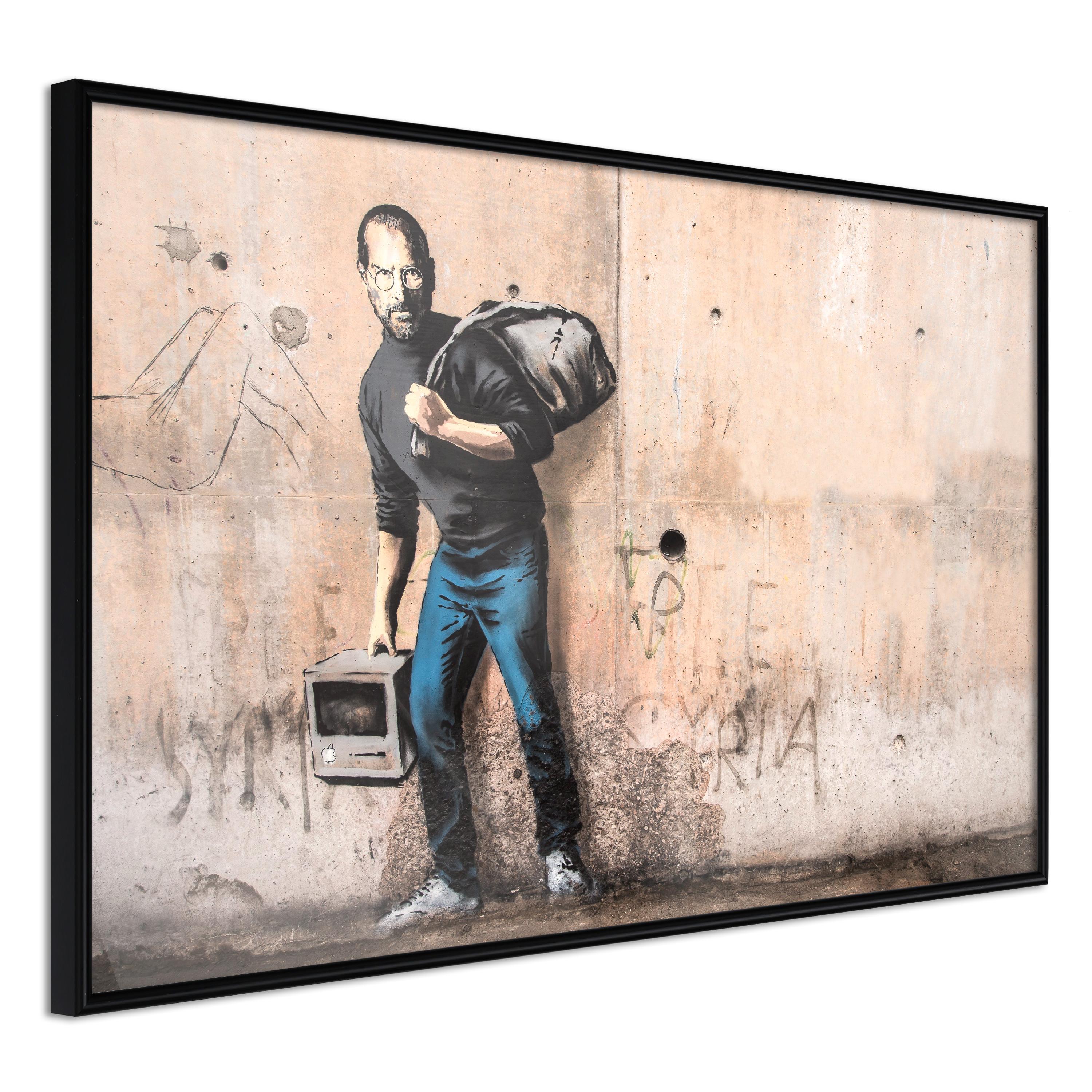 Plakat - Steve - 30 x 20 cm - Sort ramme billede