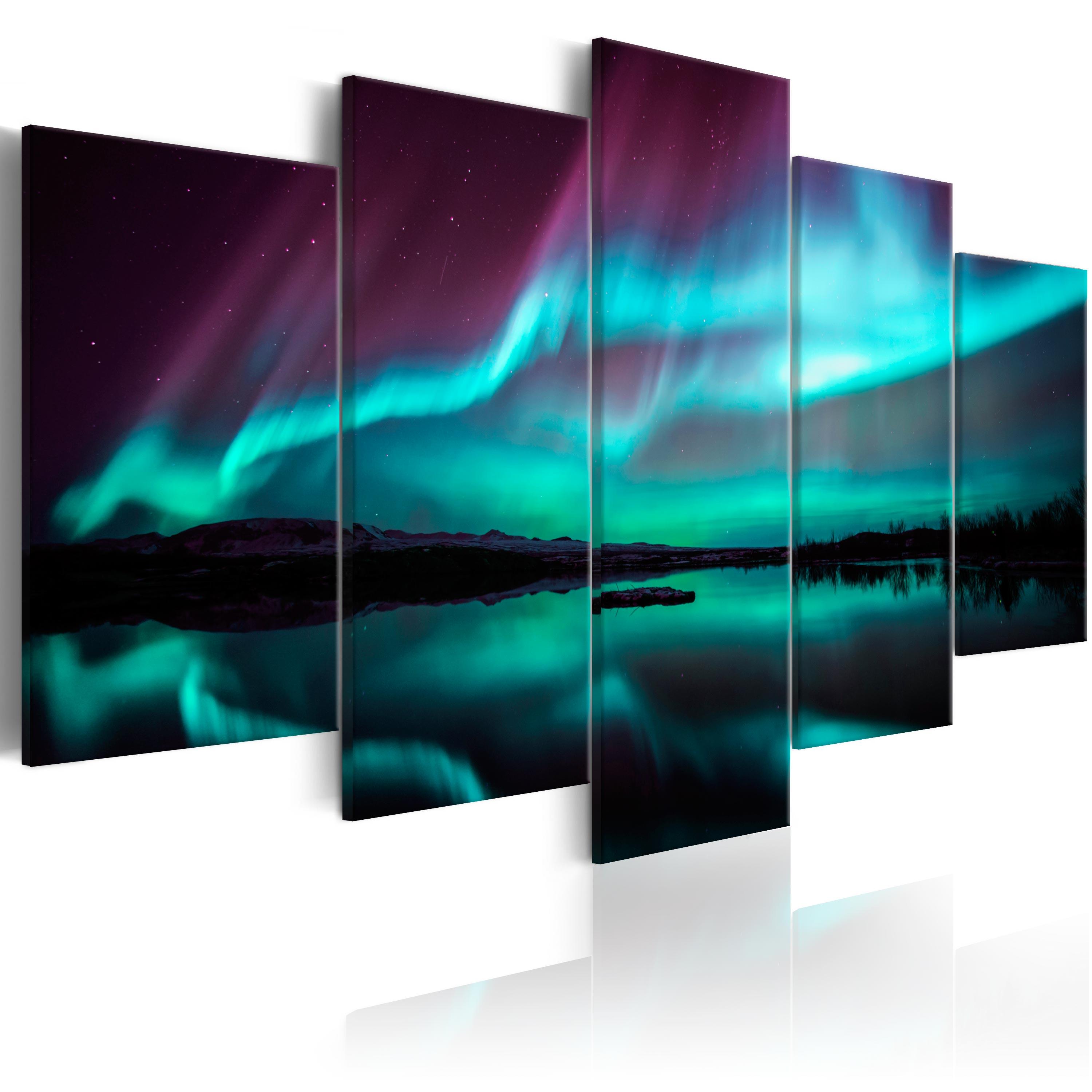 Billede - Night Light II - 200 x 100 cm - Premium Print billede
