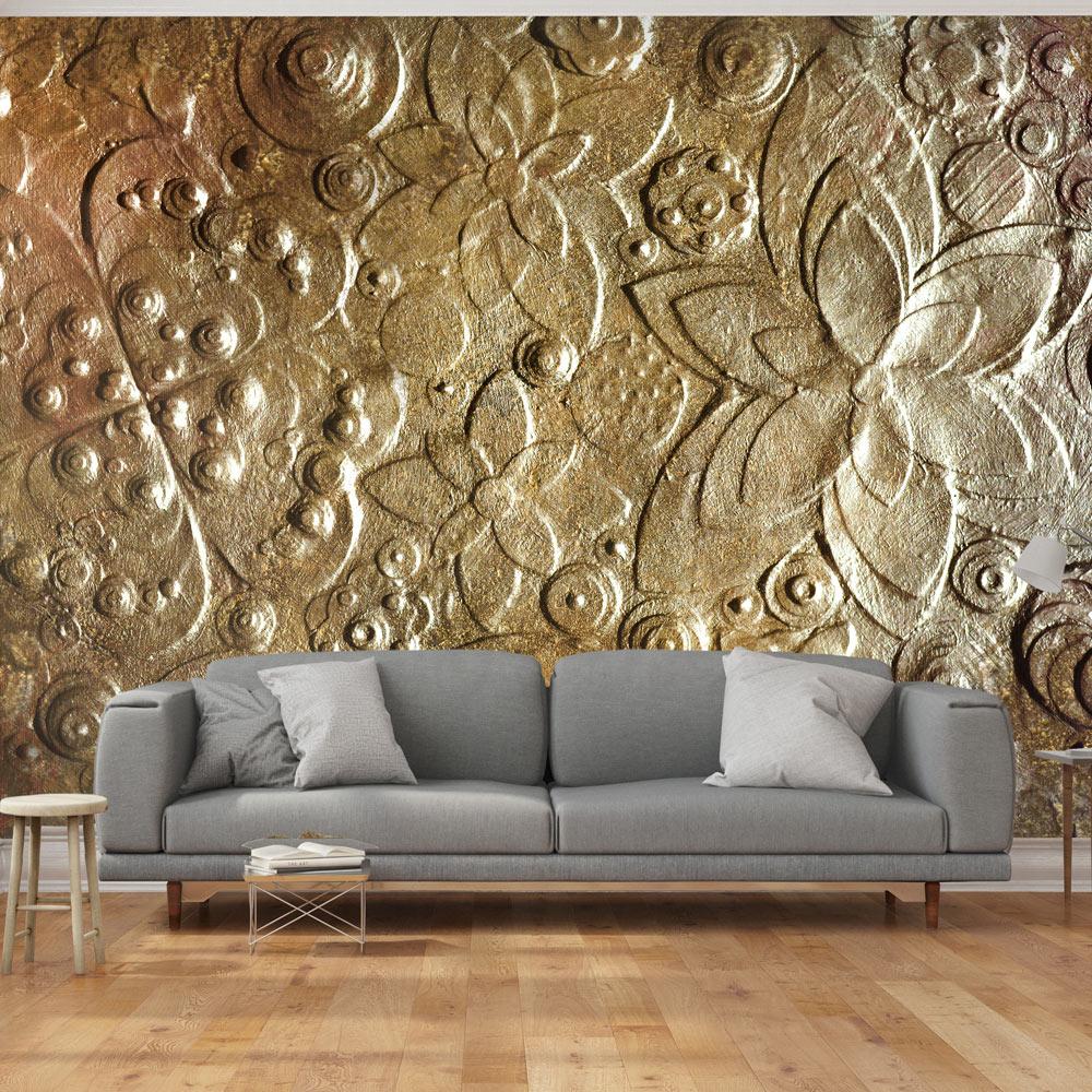 Fototapet - Virtuosity of Gold - 150 x 105 cm - Premium billede