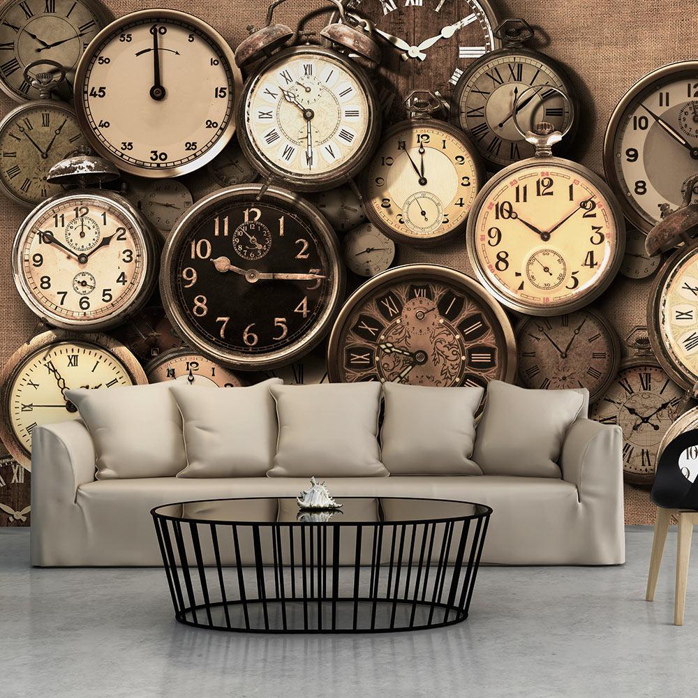 Fototapet - Old Clocks - 400 x 280 cm - Standard billede