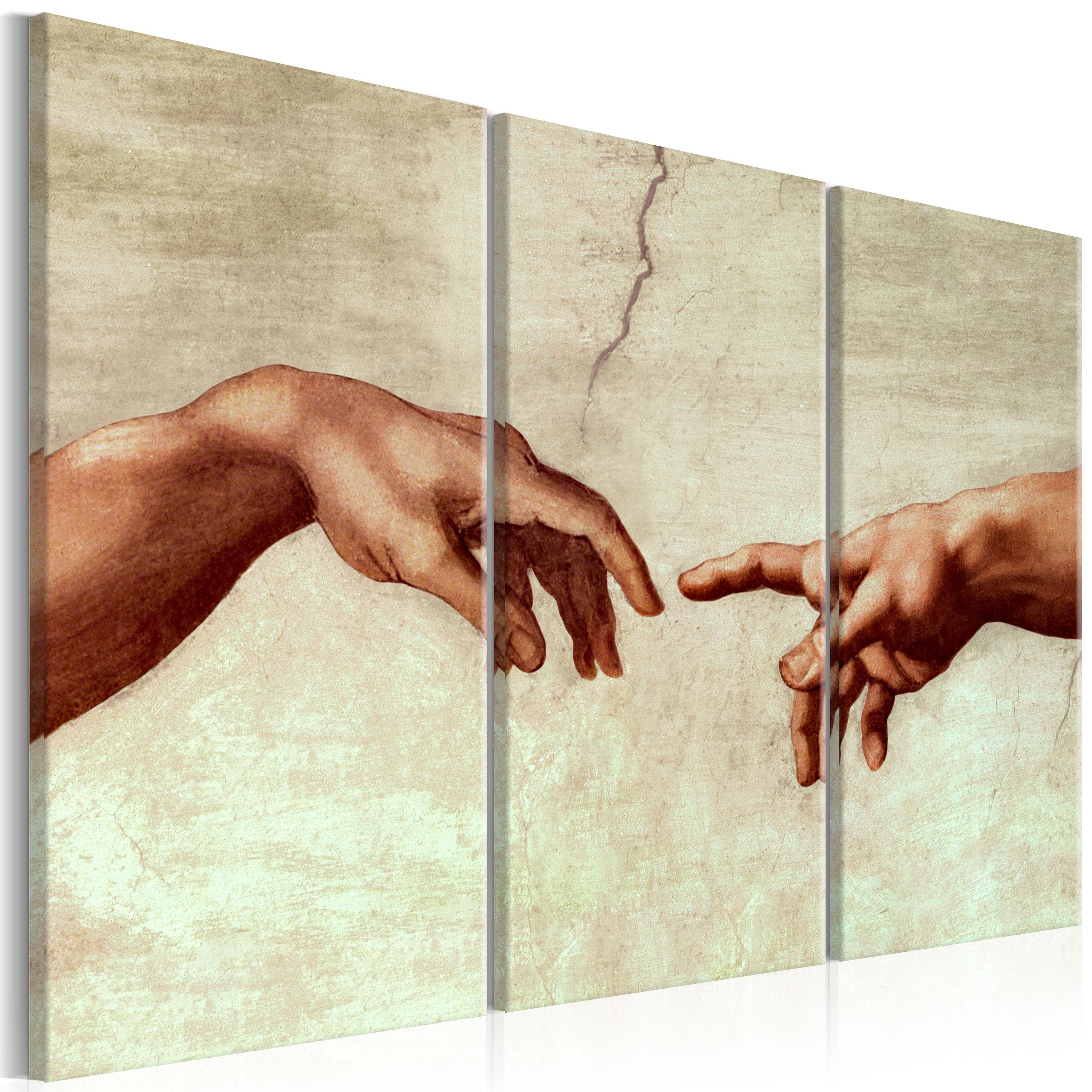 Billede - Touch of God - 120 x 80 cm - Standard billede