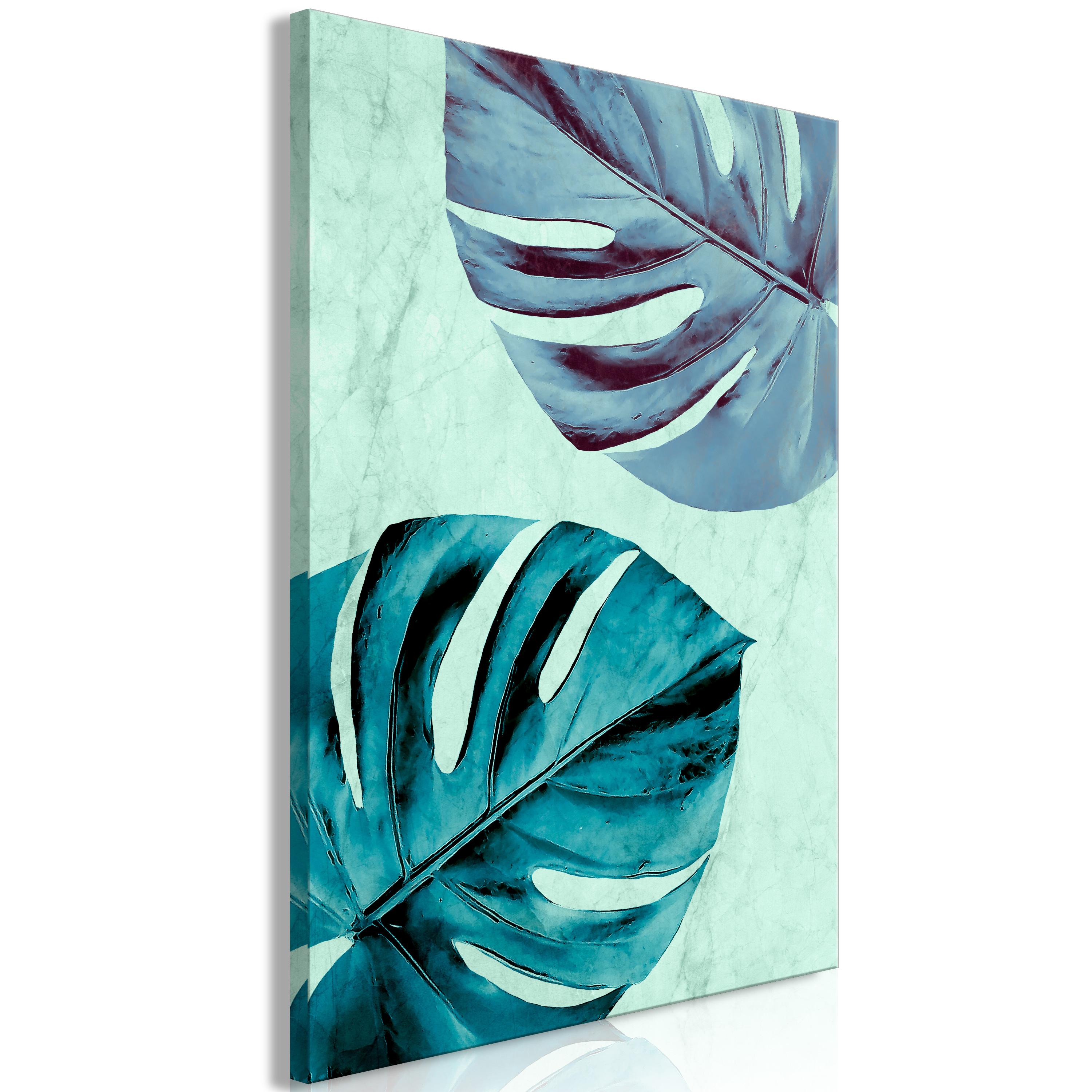 Billede - Tropical Turquoise (1 Part) Vertical - 80 x 120 cm - Standard billede