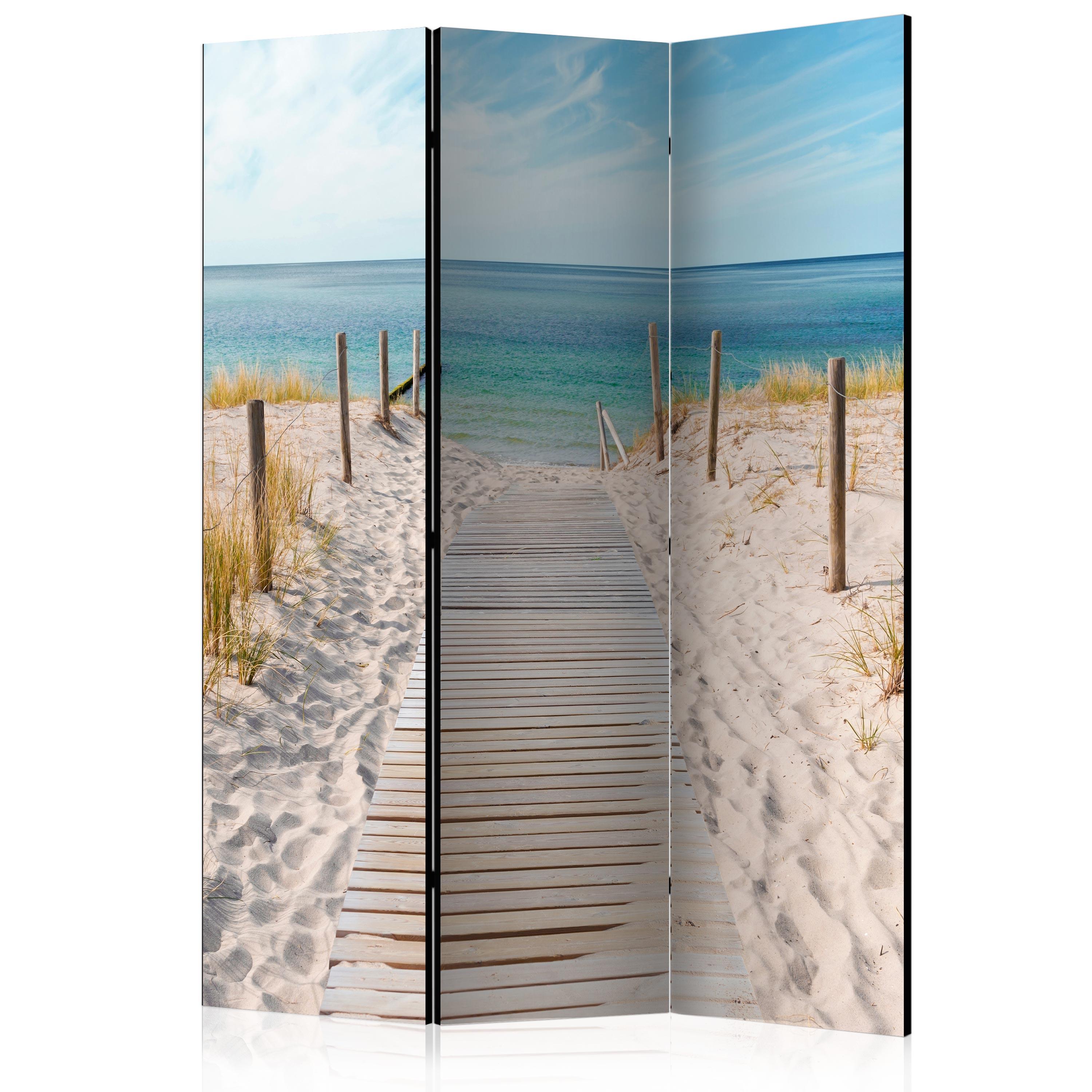 Skærmvæg – Holiday at the Seaside – 135 x 172 cm – Enkeltsiddet