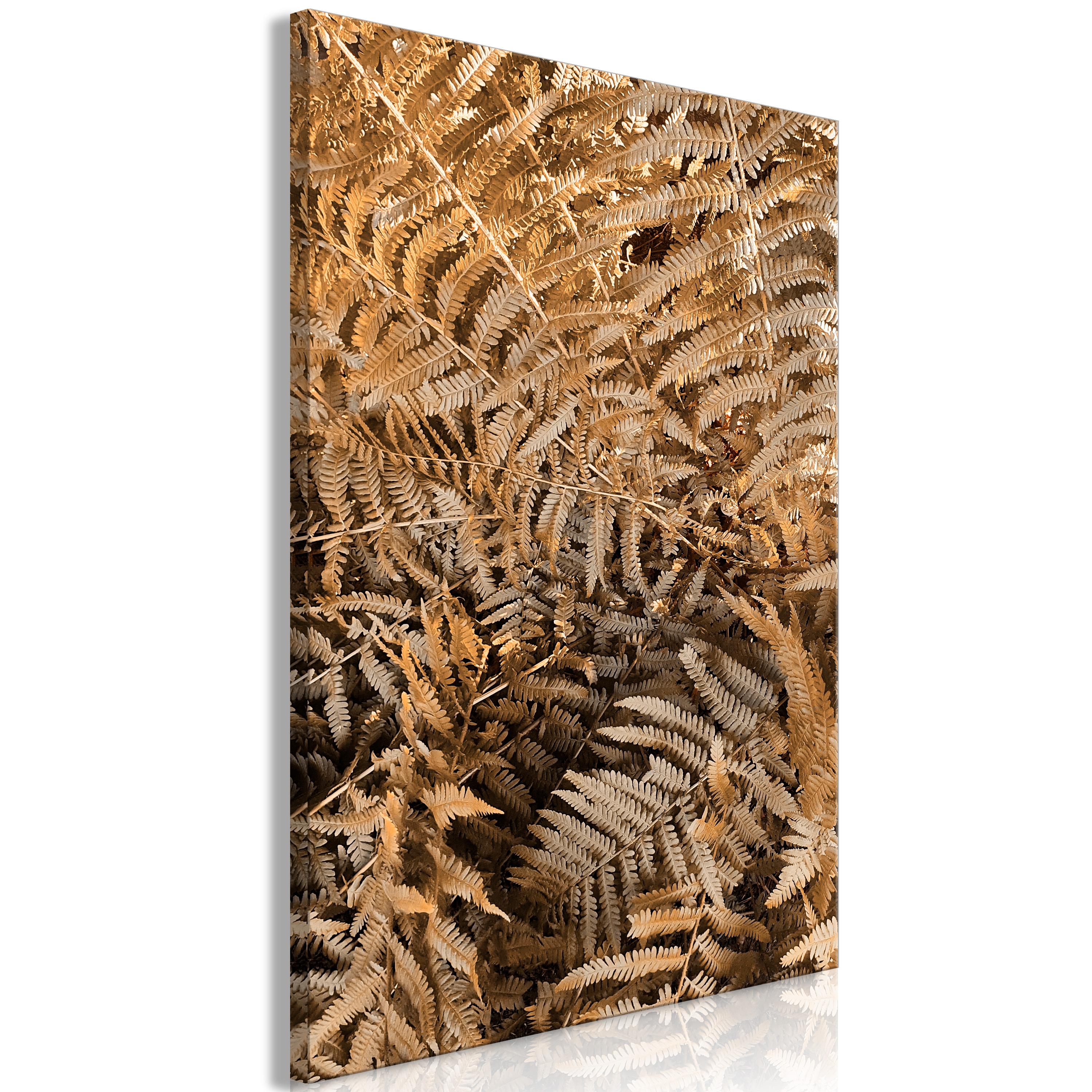 Billede - Mysterious Fern (1 Part) Vertical - 40 x 60 cm - Standard billede