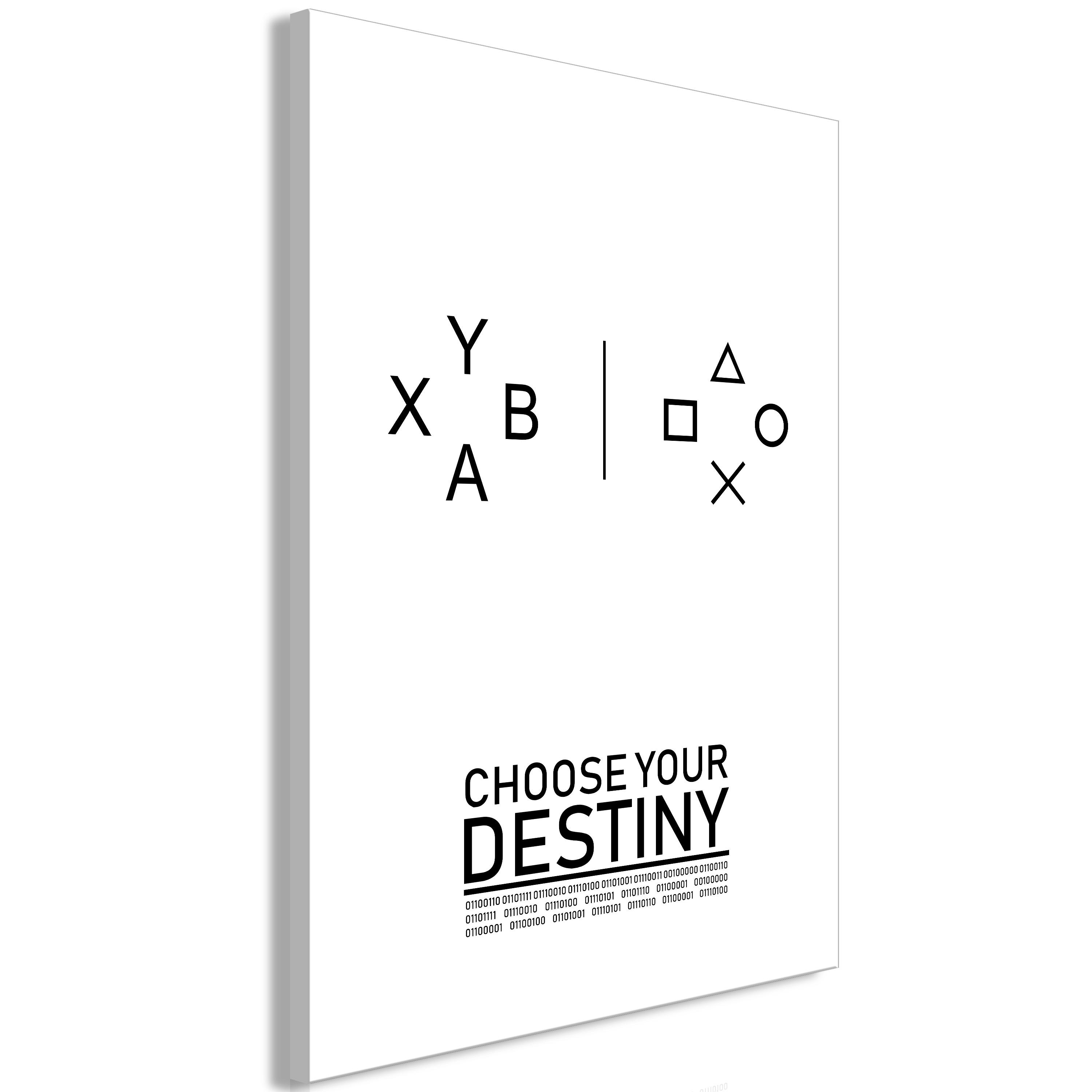 Billede - Choose Your Destiny (1 Part) Vertical - 20 x 30 cm - Standard billede