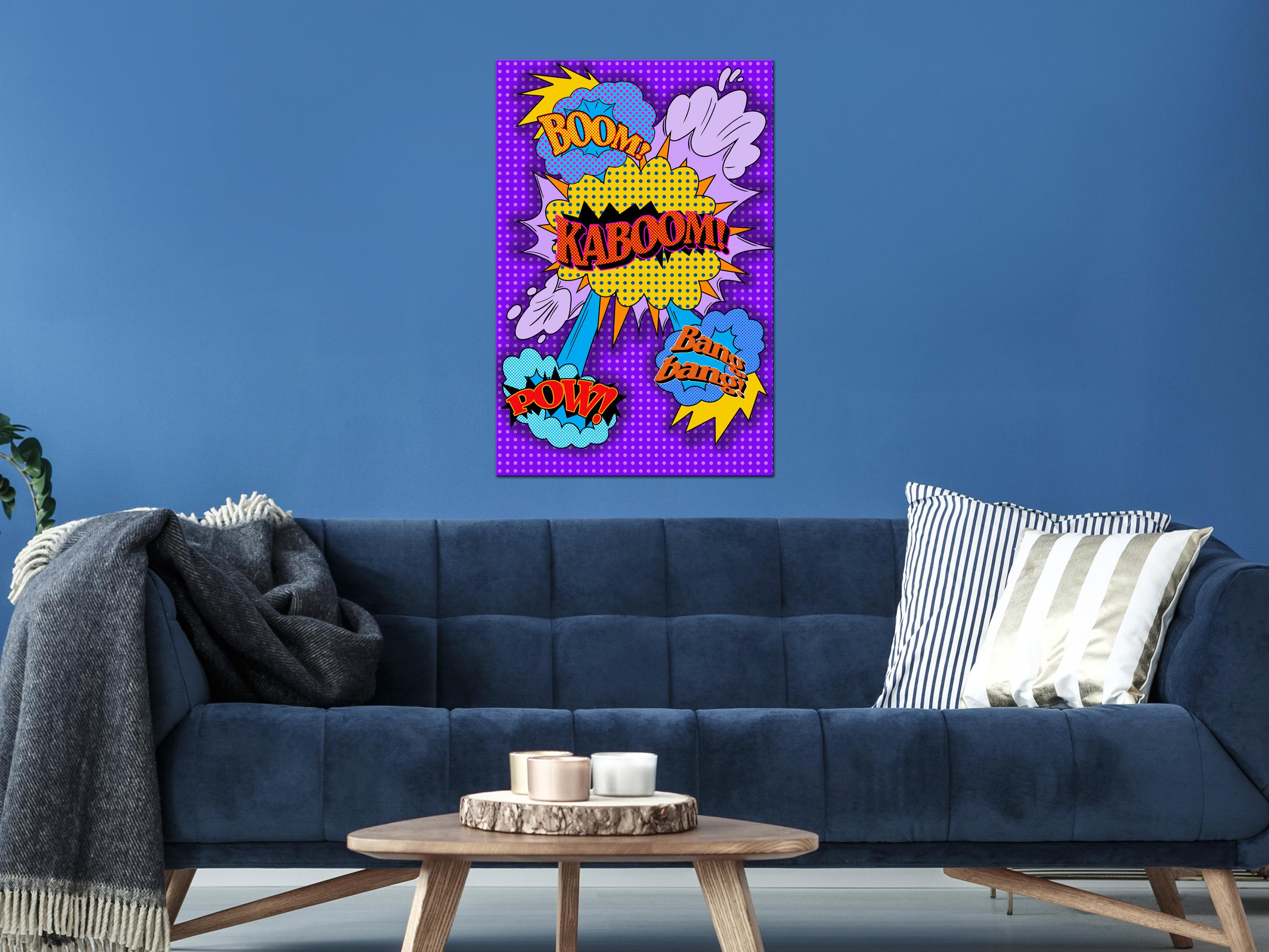 Billede - Kaboom! (1 Part) Vertical - 80 x 120 cm - Premium Print billede