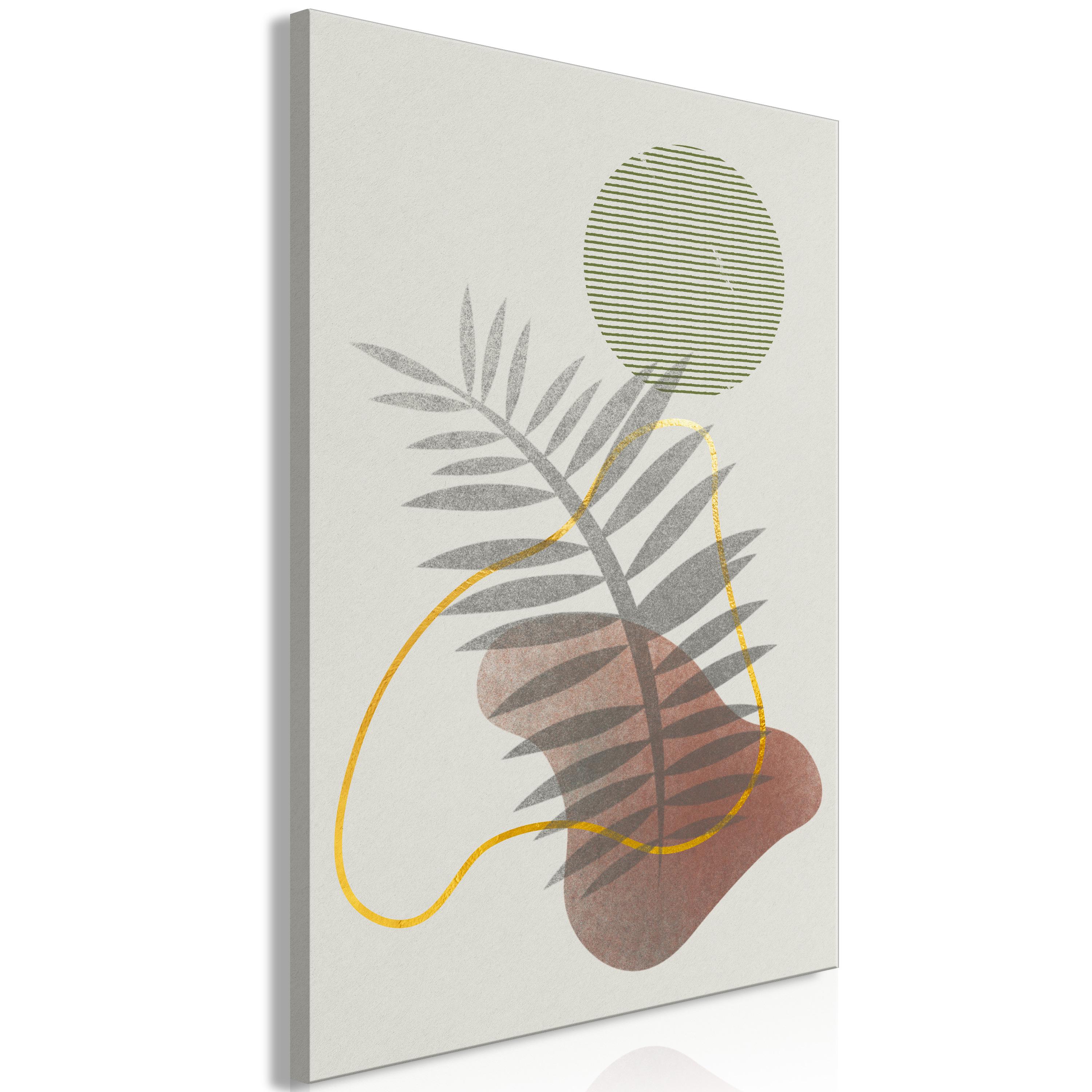 Billede Shadow Palm Tree Part Vertical Premium Print