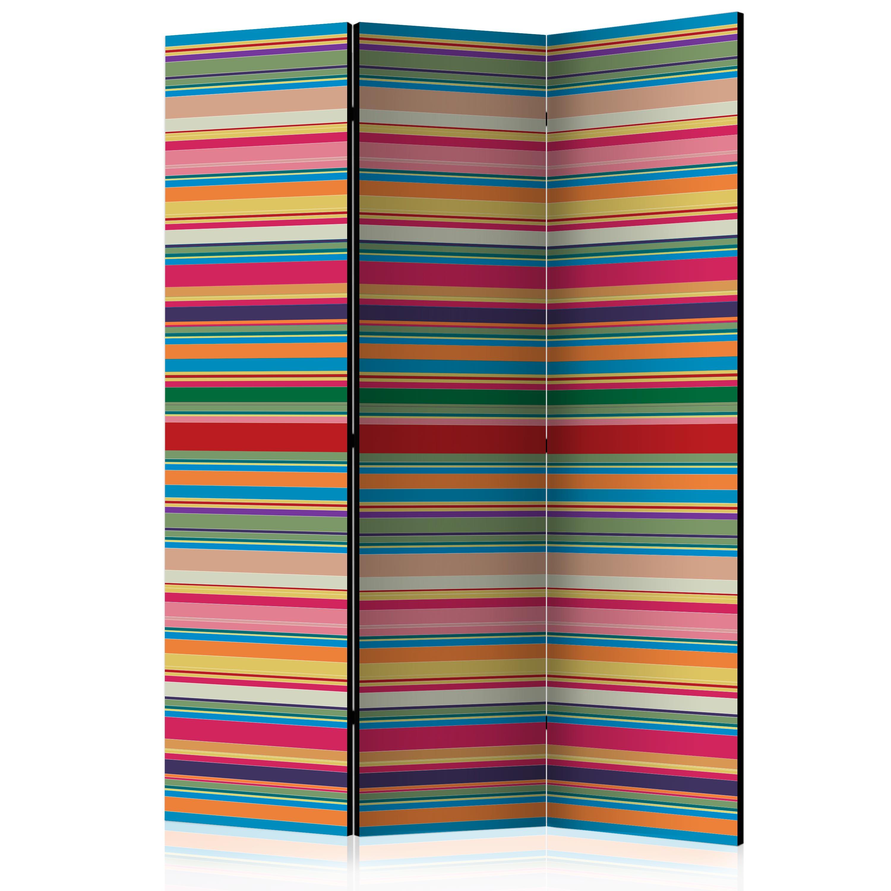 Skærmvæg - Subdued stripes - 135 x 172 cm - Enkeltsiddet billede