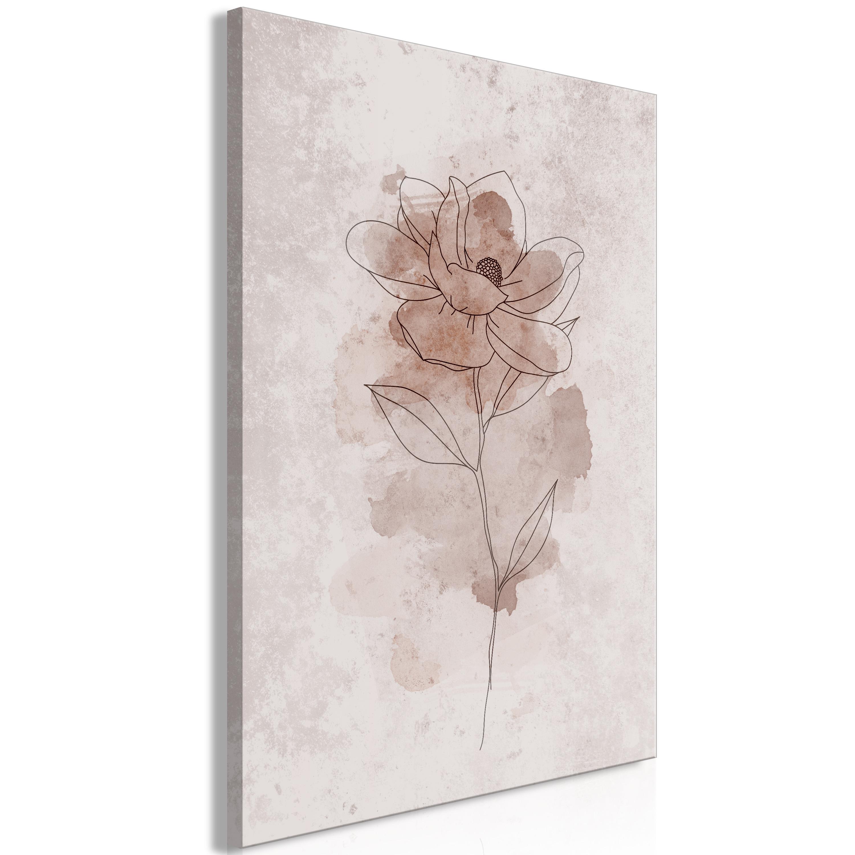 Billede - Flower of Joy (1 Part) Vertical - 80 x 120 cm - Premium Print billede