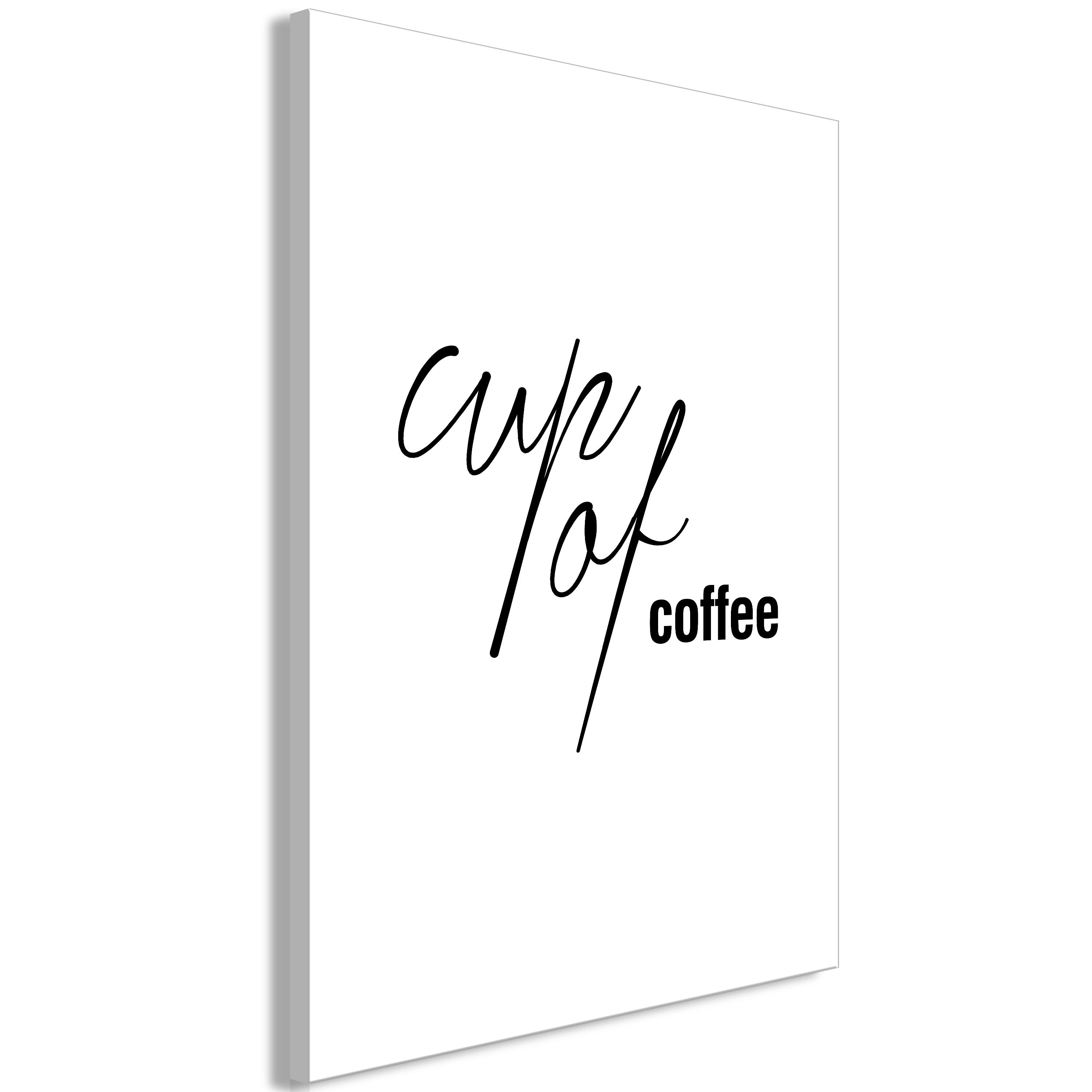 Billede - Cup of Coffee (1 Part) Vertical - 20 x 30 cm - Premium Print billede