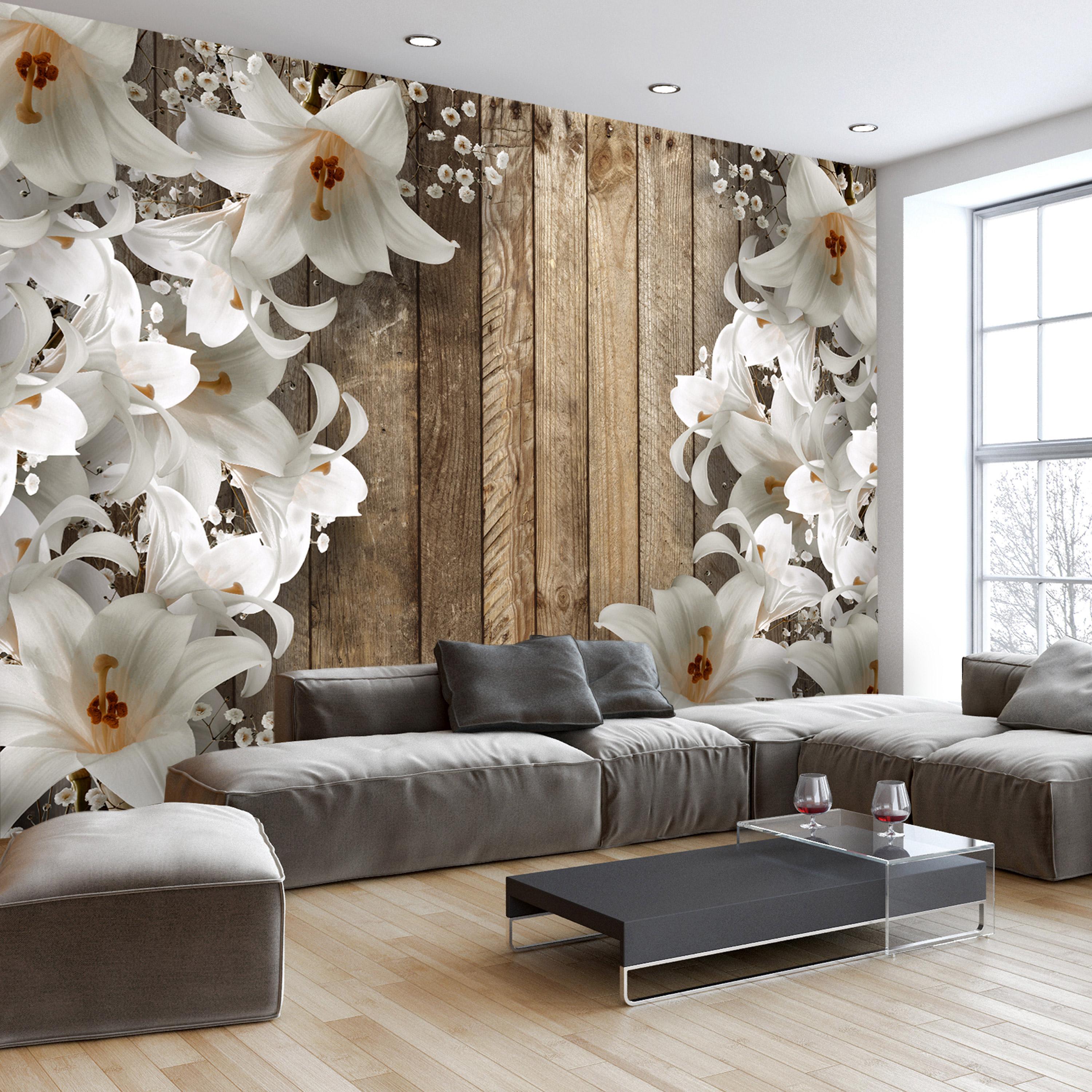 Fototapet - Lilac Garden - 200 x 140 cm - Standard billede
