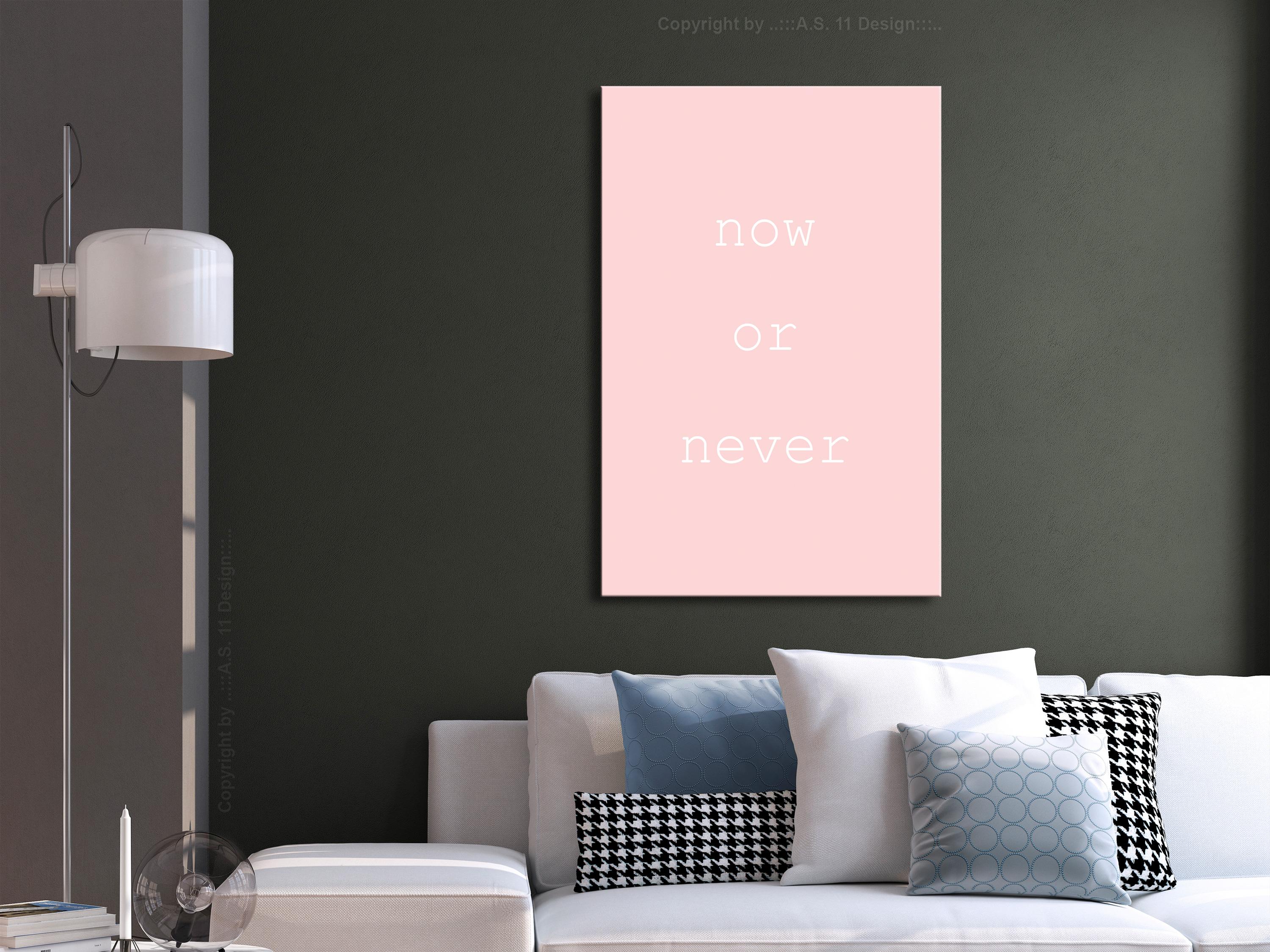 Billede - Now or Never (1 Part) Vertical - 20 x 30 cm - Standard billede