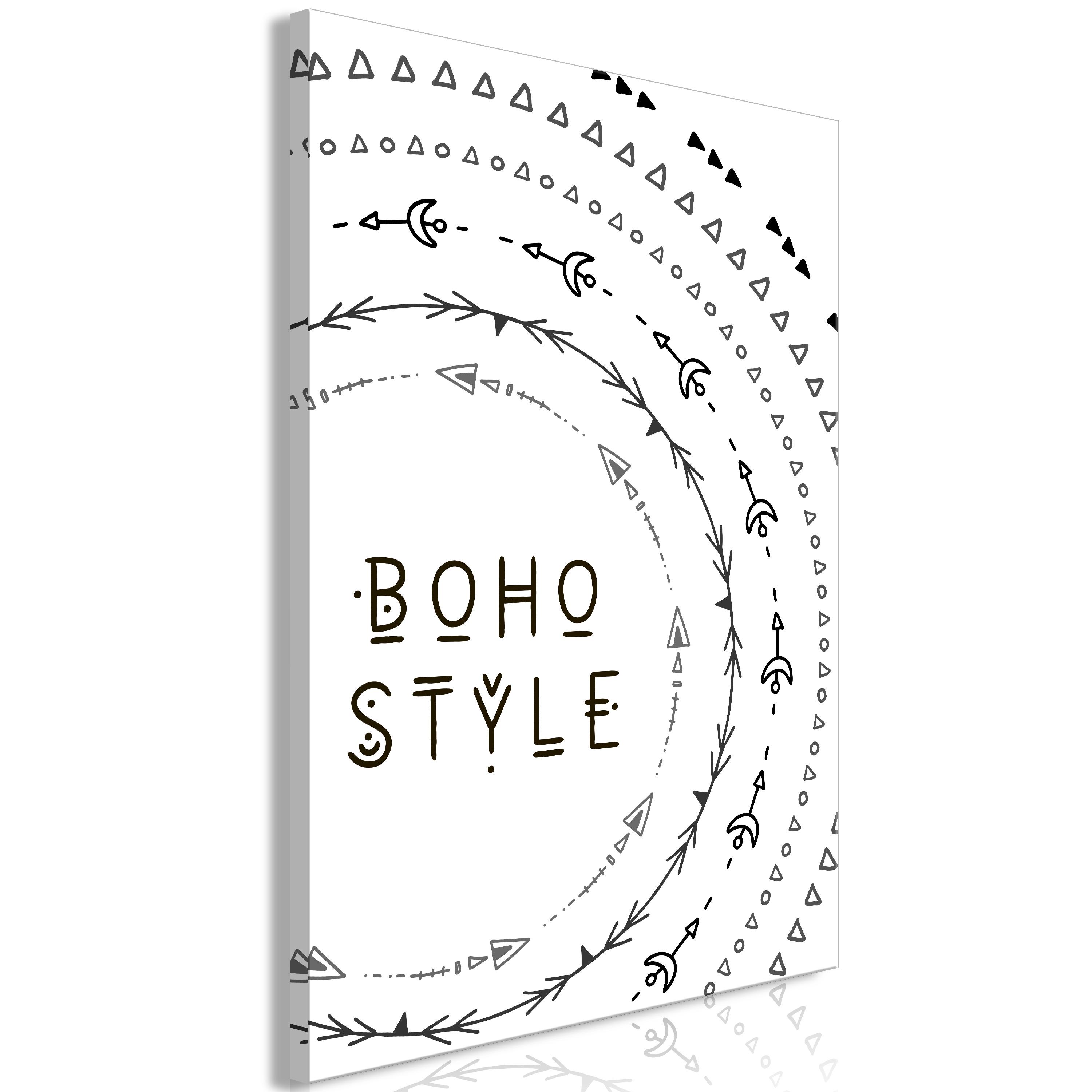 Billede - Boho Style (1 Part) Vertical - 60 x 90 cm - Standard billede