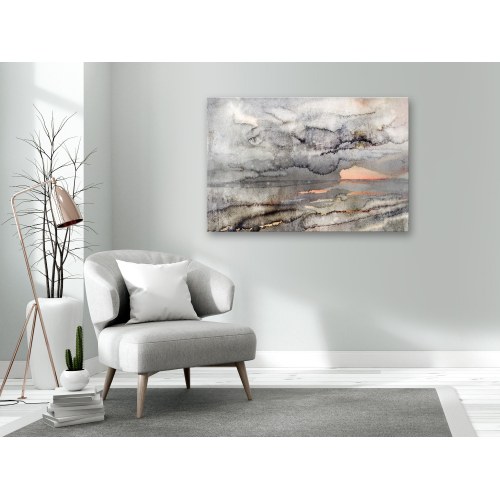 Lærredsbillede Connected Clouds - 1 del, bredformat